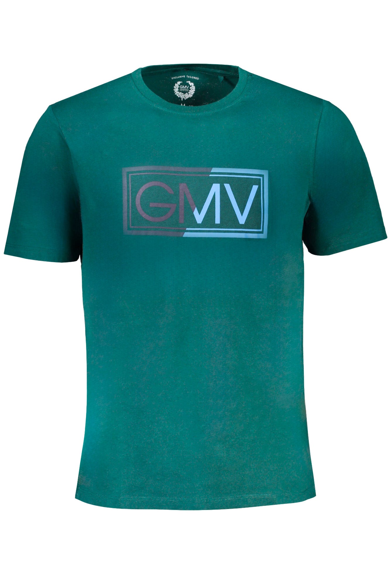 AU01411ANGELO_VEFORGRE – Grünes Herren Kurzarm T-Shirt – Rundhals, Druck & Logo Design – Größe: L, XL, 2XL, M – Farbe: Verde
