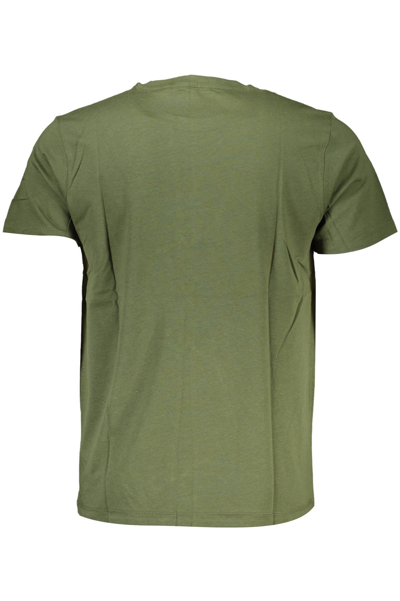 AU00783-ATTILIO_VERDE_MILITARY-GREEN – Grünes Kurzarm-Herren-T-Shirt mit Rundhals & Print-Logo entdecken – Größe: M, L, XL, 2XL – Farbe: Verde