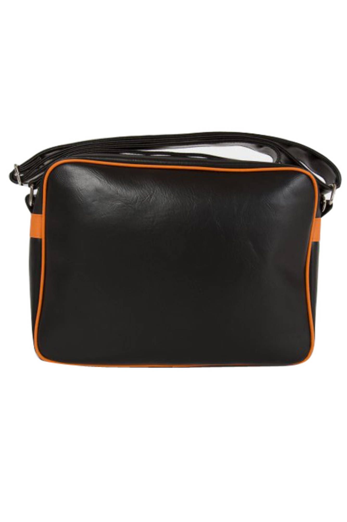 CUB396-MIDI-REDFORD-MIAMI-SHORE_NERO_BLKPEACHCREAM – Elegante schwarze Umhängetasche für Damen mit verstellbarem Riemen – Größe: UNI – Farbe: Nero