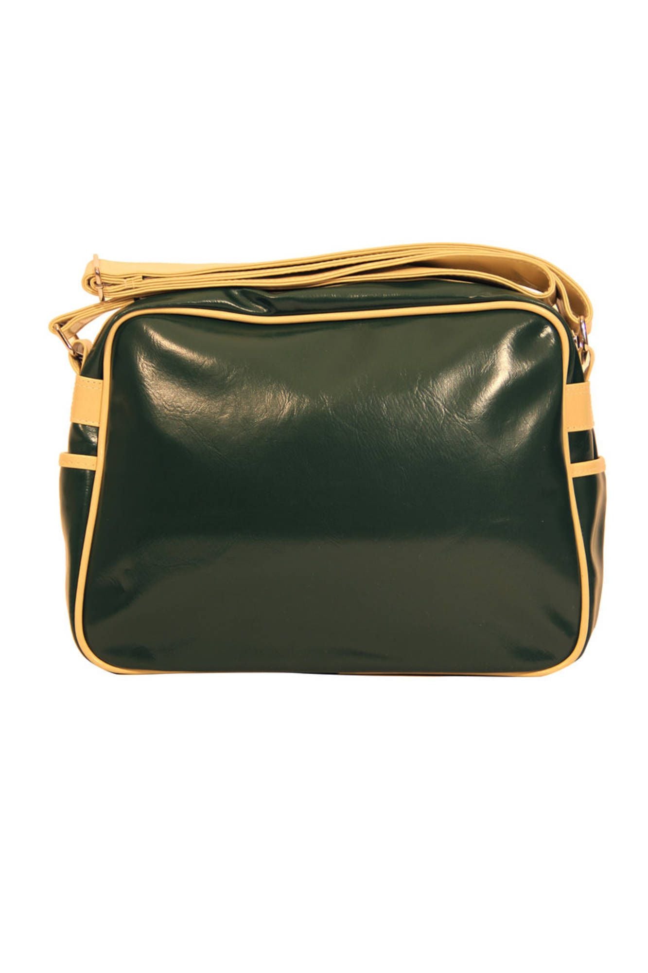 TUB359-REDFORD-TARTAN-TEAM_VERDE_GREENREDECRU – Grüne Damen-Umhängetasche mit verstellbarem Gurt und Außentaschen – Größe: UNI – Farbe: Verde