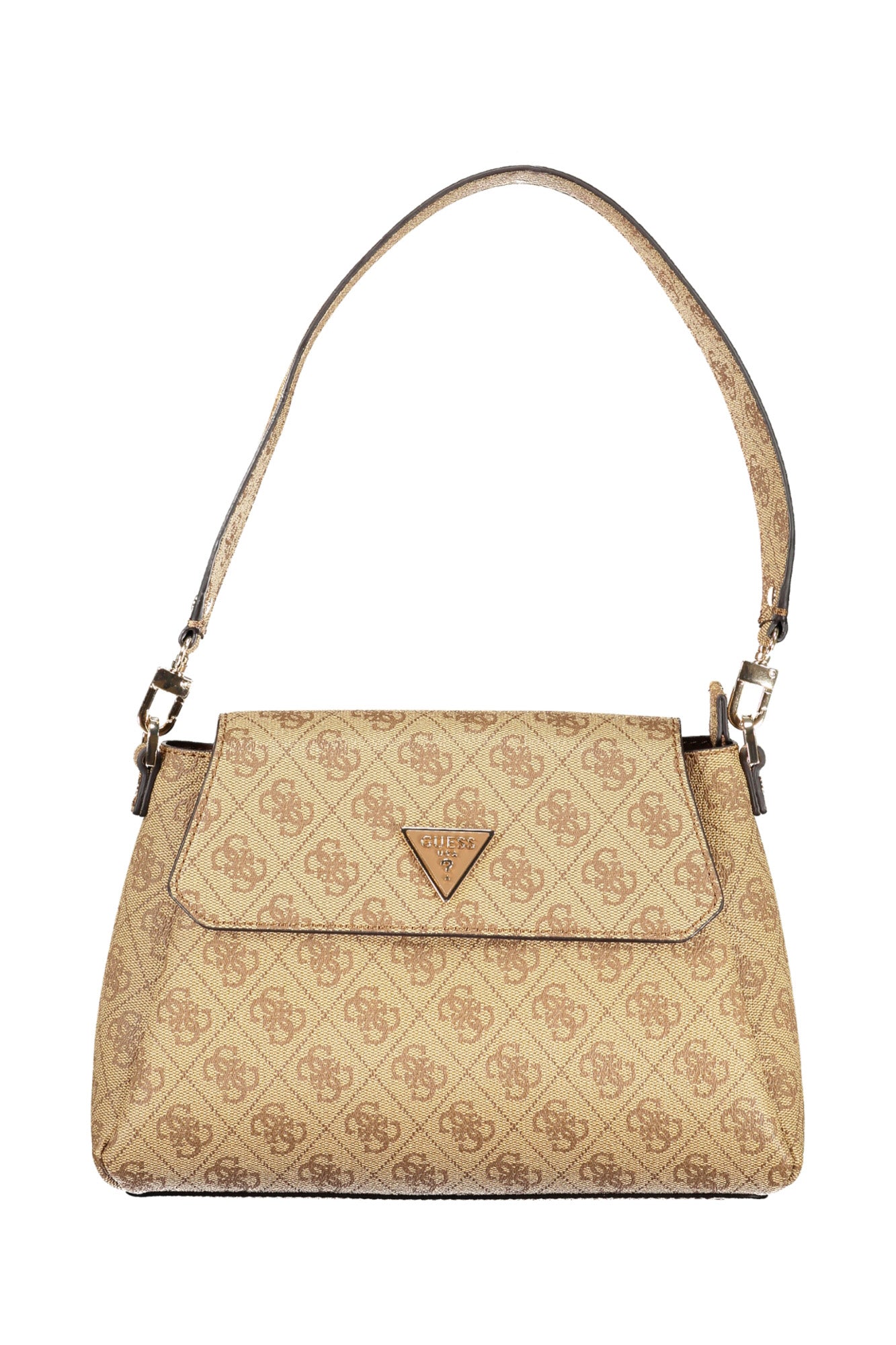 SG950720_BELATTEL – Elegante Damenhandtasche Beige mit abnehmbarem Schultergurt und Fächern – Größe: UNI – Farbe: Beige