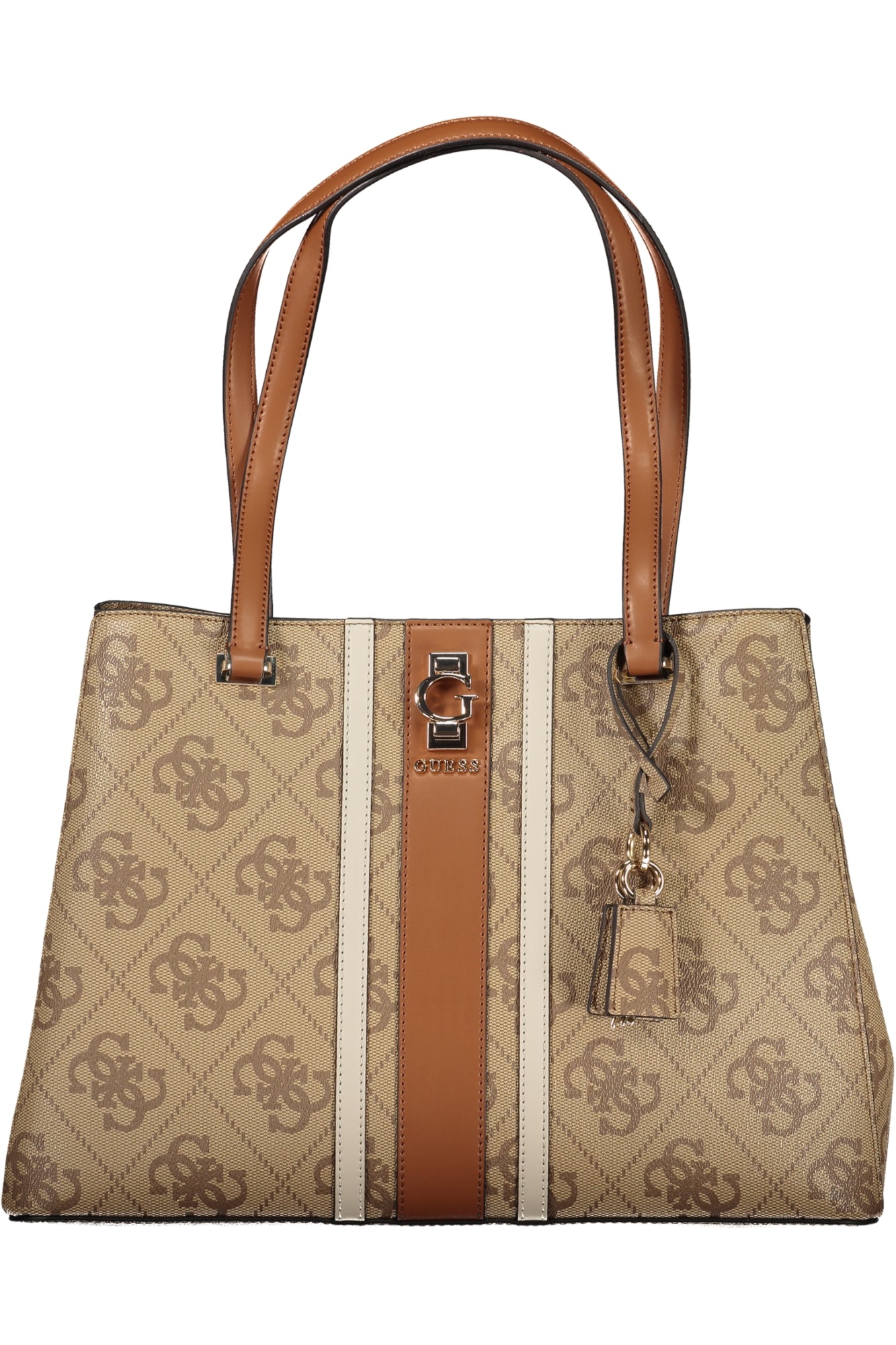 SO783823_BELATTEL – Elegante Damenhandtasche Beige - Praktisches Design mit vielen Fächern – Größe: UNI – Farbe: Beige