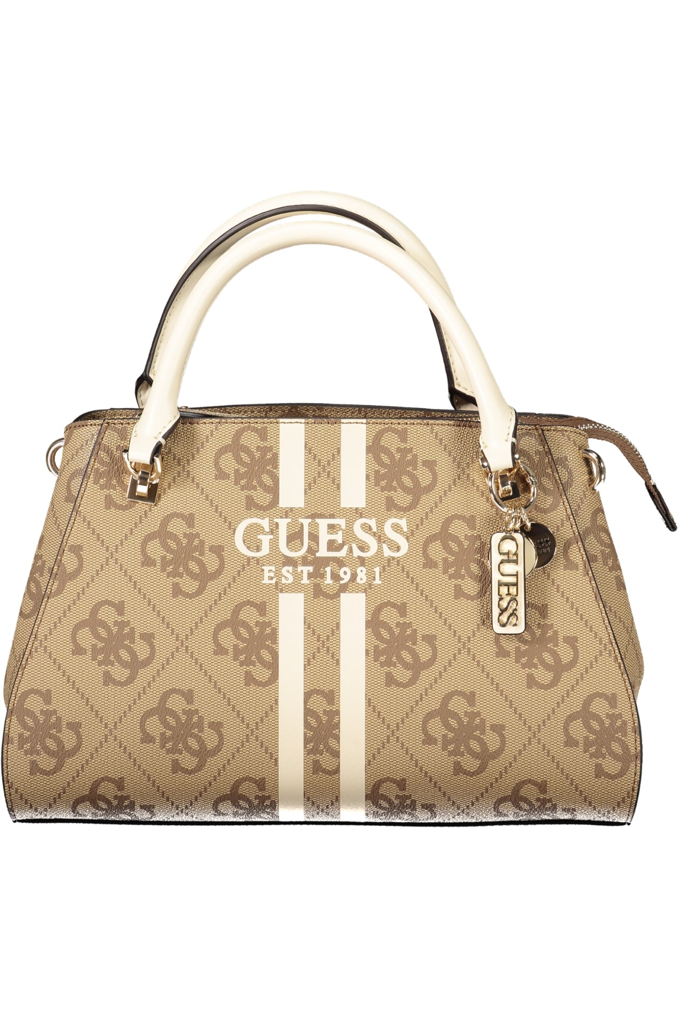 OS967207_BELATTEL – Elegante Damenhandtasche Beige mit Multifunktion und Schultergurt – Größe: UNI – Farbe: Beige