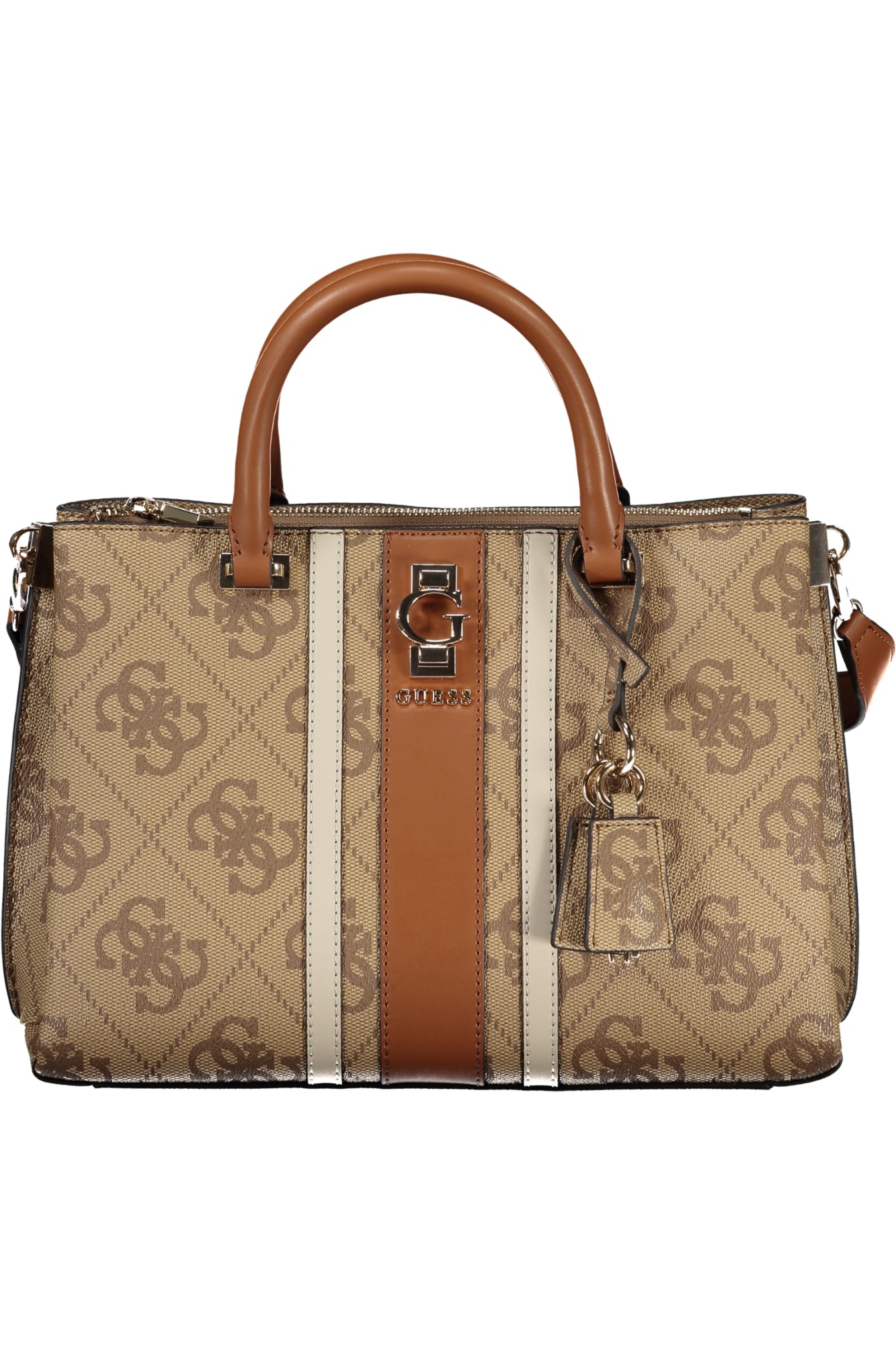 SO783806_BELATTEL – Damen Beige Tasche mit vielseitigen Fächern und abnehmbarem Gurt - 70 Zeichen – Größe: UNI – Farbe: Beige