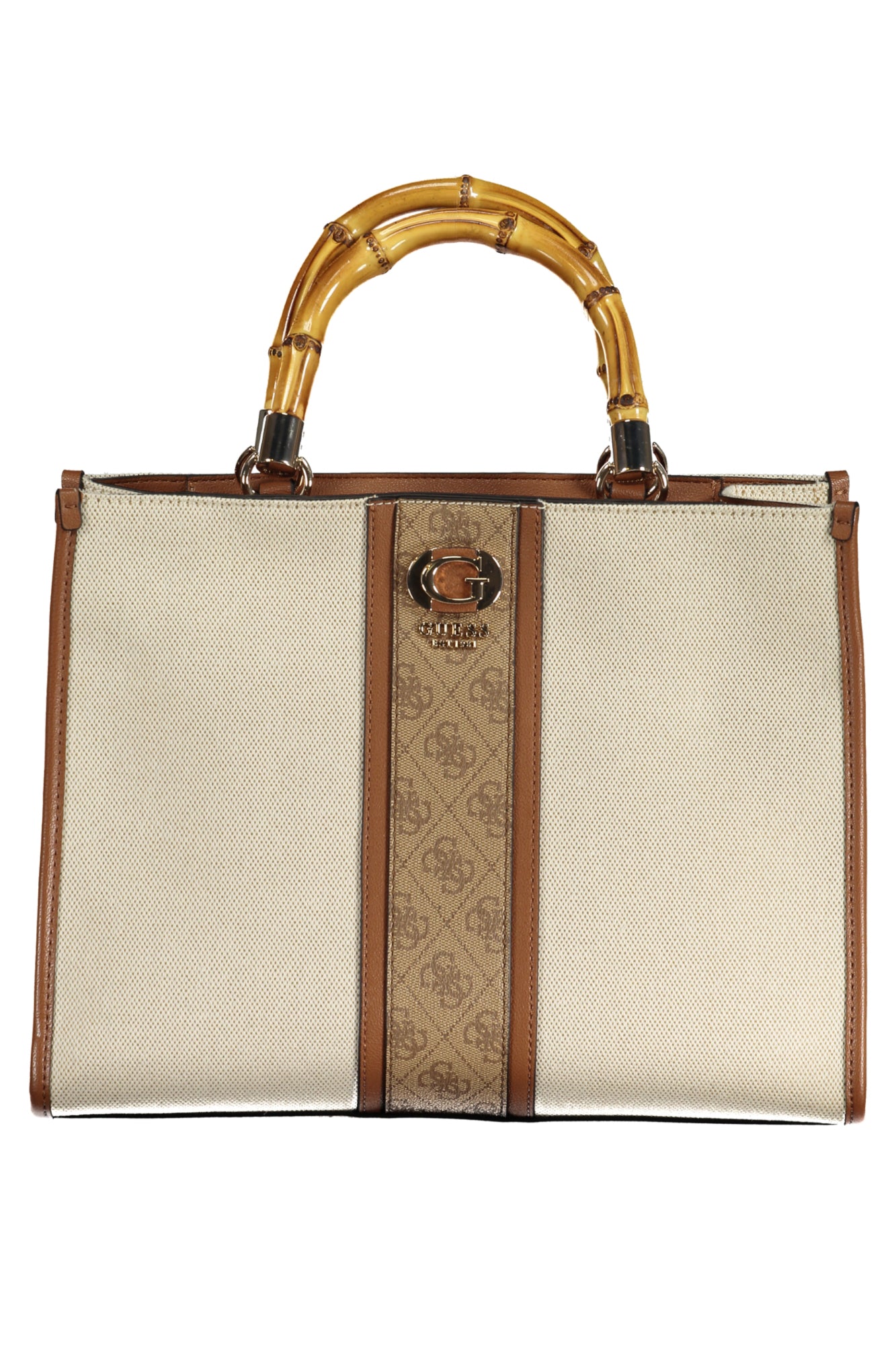 AG933722_BENLATTL – Elegante Beuteltasche Beige mit Schulterriemen und Schutzfüßen – Größe: UNI – Farbe: Beige