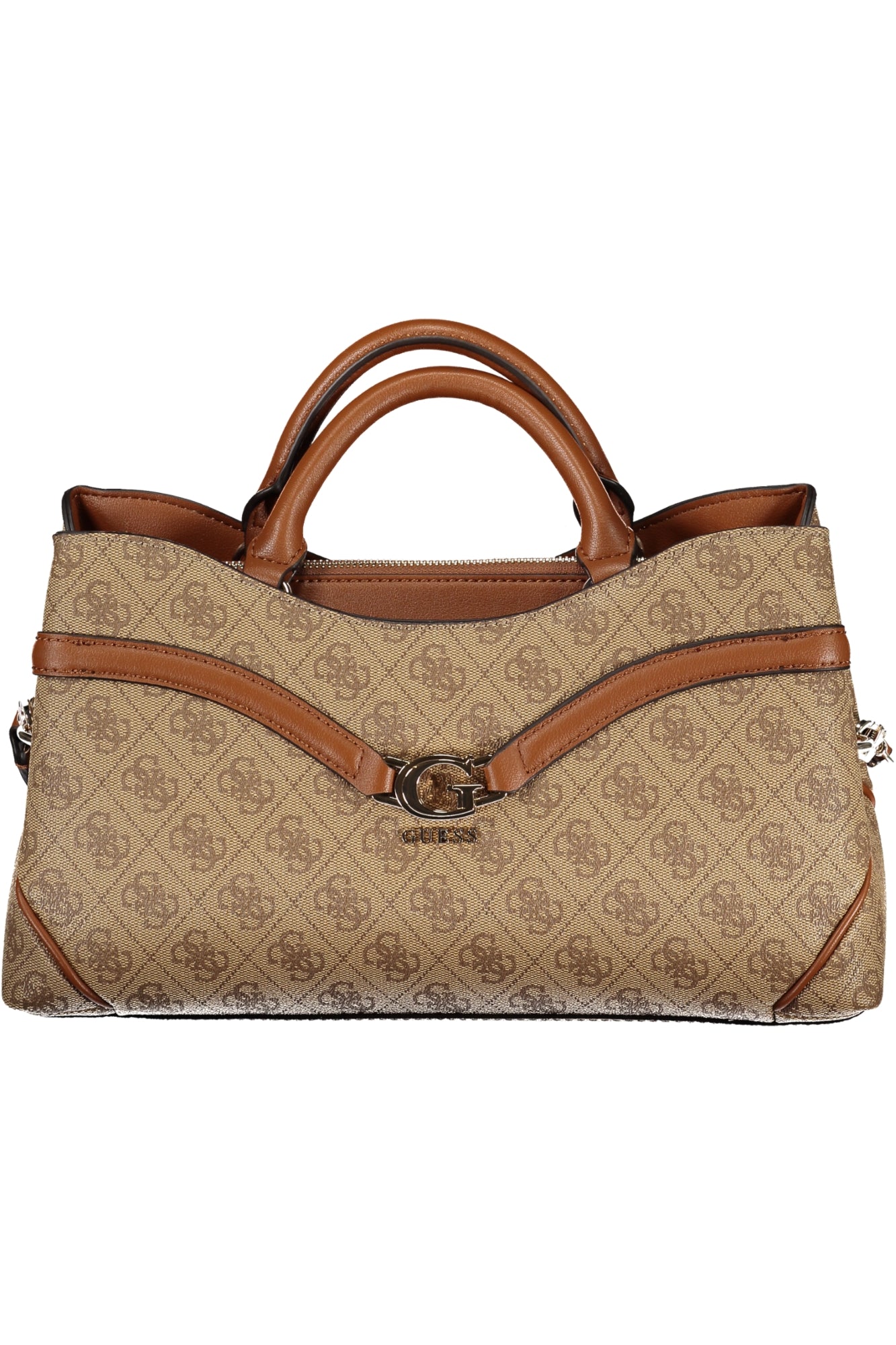 SG799306_BELATTEL – Elegante beige Damenhandtasche mit vielseitigen Fächern und Riemen – Größe: UNI – Farbe: Beige