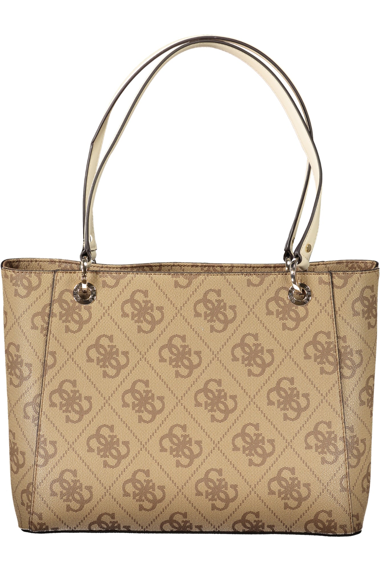 OS967225_BELATTEL – Elegante Damenhandtasche Beige mit Kontrasten – Vielseitig & Praktisch – Größe: UNI – Farbe: Beige