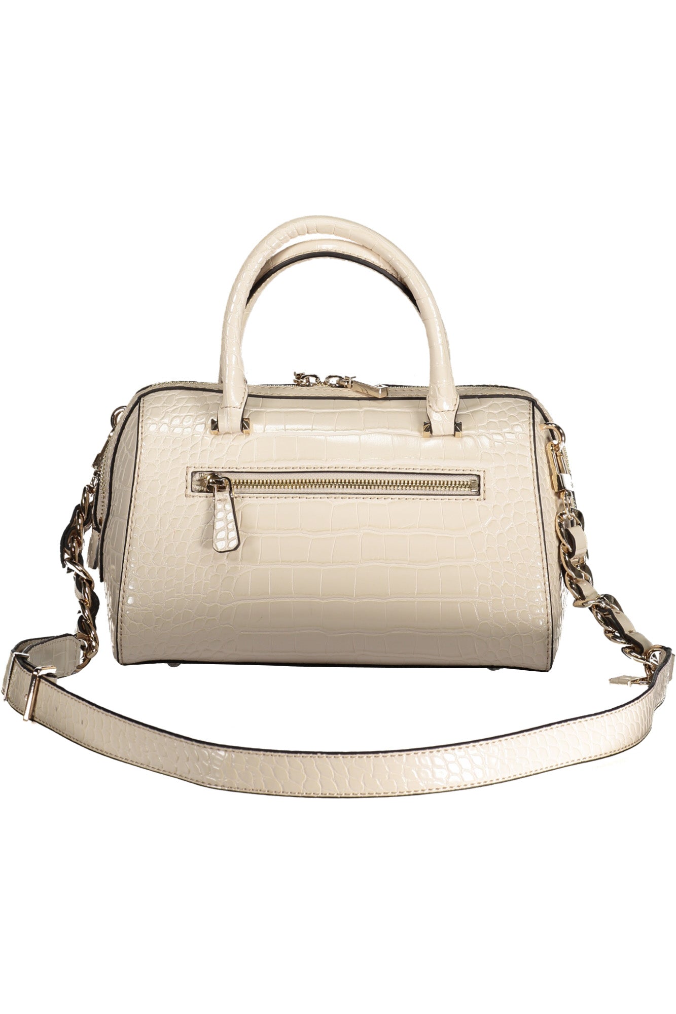 CG930705_BESTONE – Elegante Damenhandtasche Beige mit Schultergurt und Kontrastdetails – Größe: UNI – Farbe: Beige