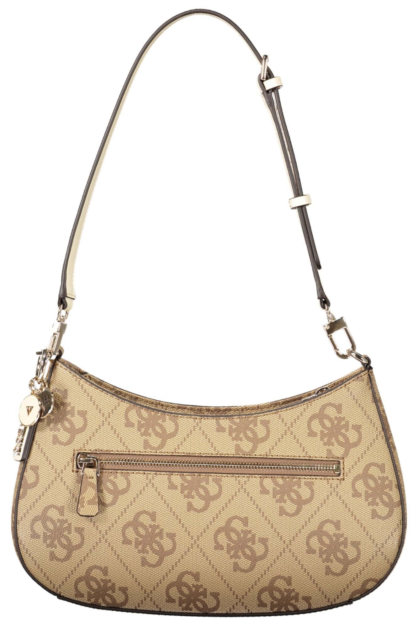 OS967218_BELATTEL – Damentasche Beige mit abnehmbarem Riemen und praktischen Fächern – Größe: UNI – Farbe: Beige