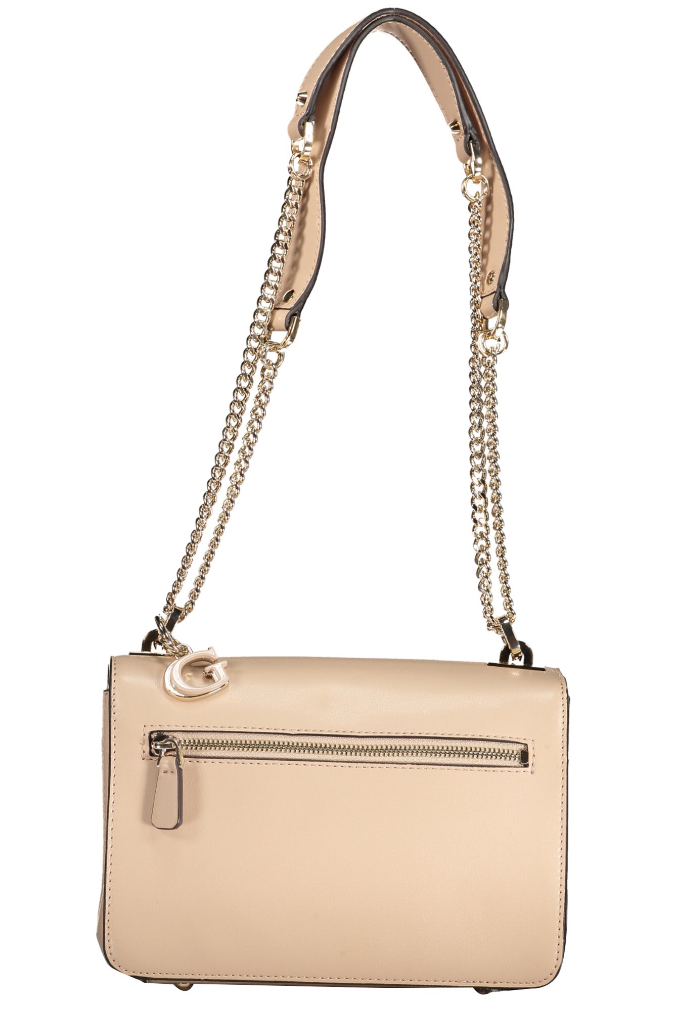 VG922521_BELIGBEI – Elegante Damen Umhängetasche Beige mit Fächern und Logodetails – Größe: UNI – Farbe: Beige