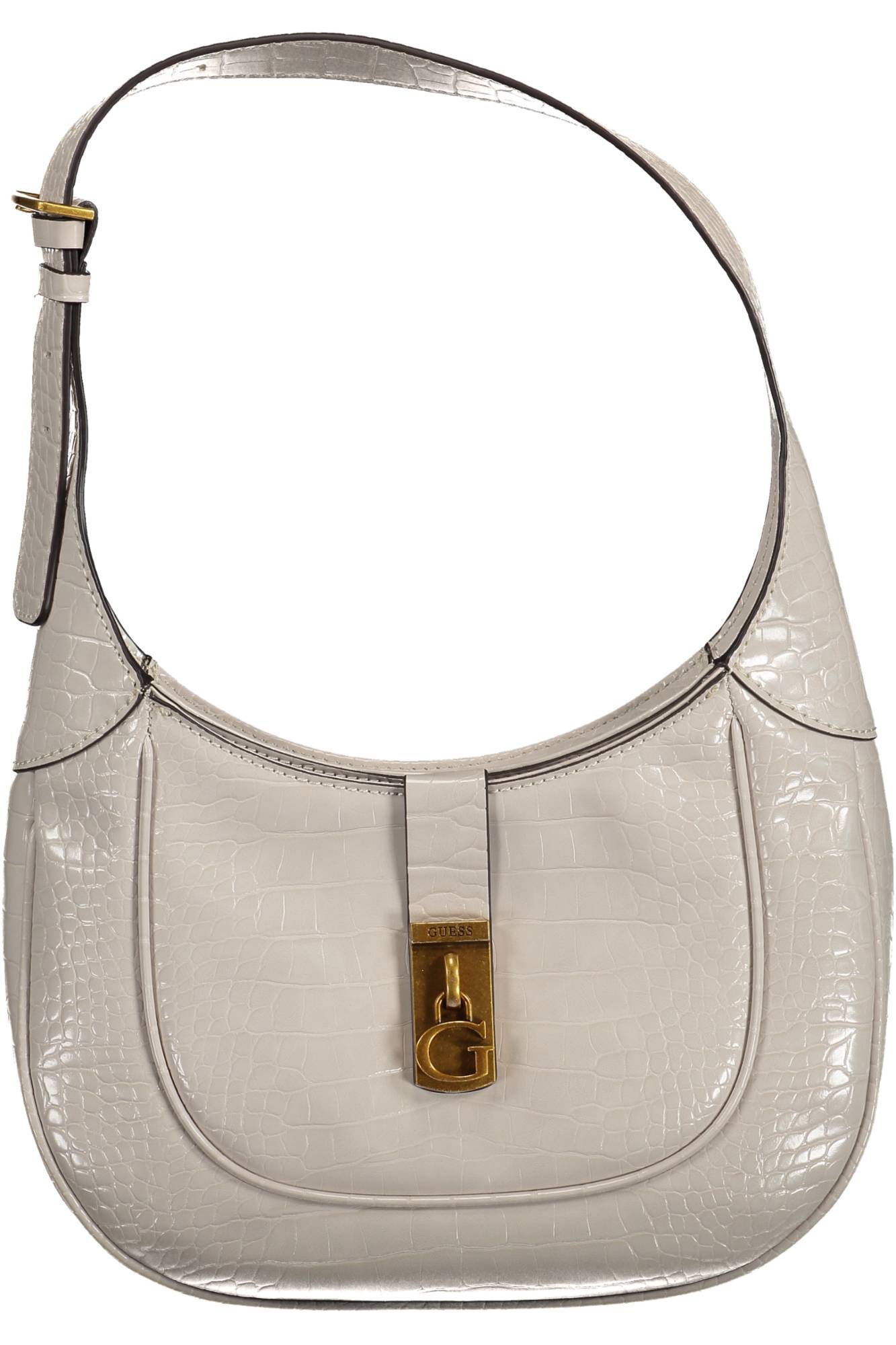 CB840902_GRIGIO_STONE – Damentasche Grau: Stylische Handtasche mit Schulterriemen & Fächern – Größe: UNI – Farbe: Grigio