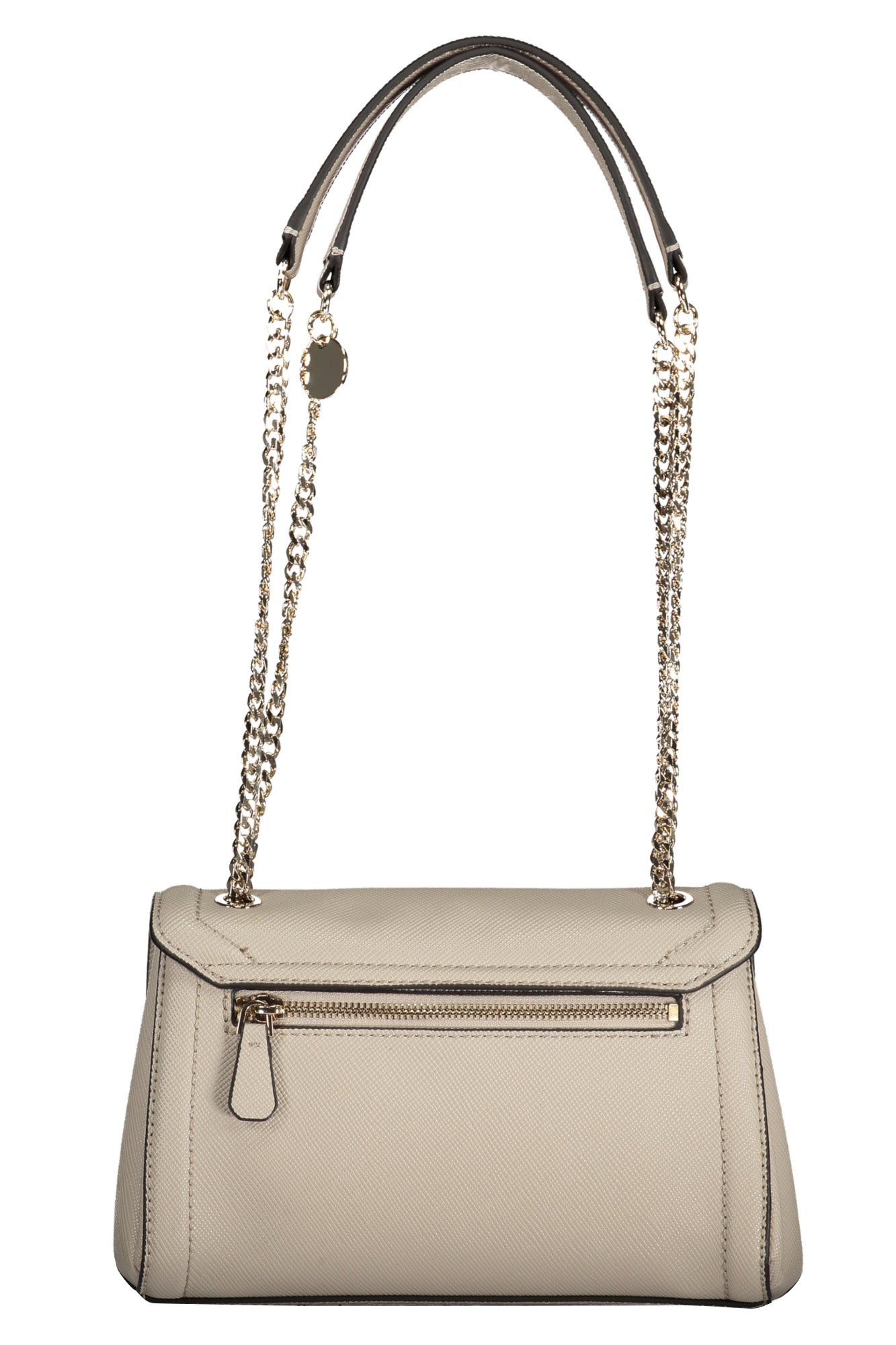 ZG787921_GRTAUPE – Elegante Graue Damen Handtasche mit Kettenschulterriemen und Innenfächern – Größe: UNI – Farbe: Grigio