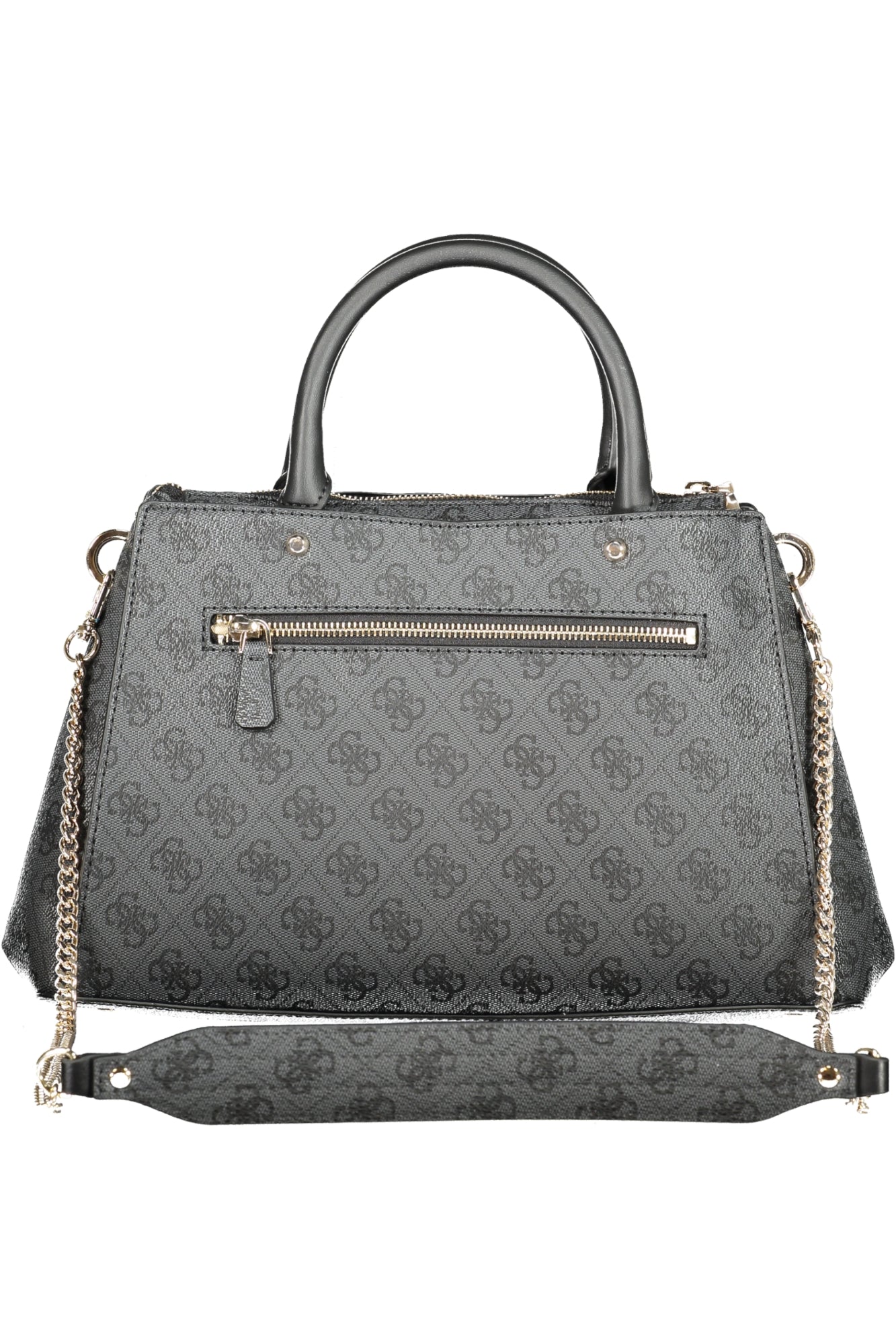 SG962906_GRCOALLO – Elegante graue Damentasche mit Kettenriemen & praktischen Fächern – Größe: UNI – Farbe: Grigio