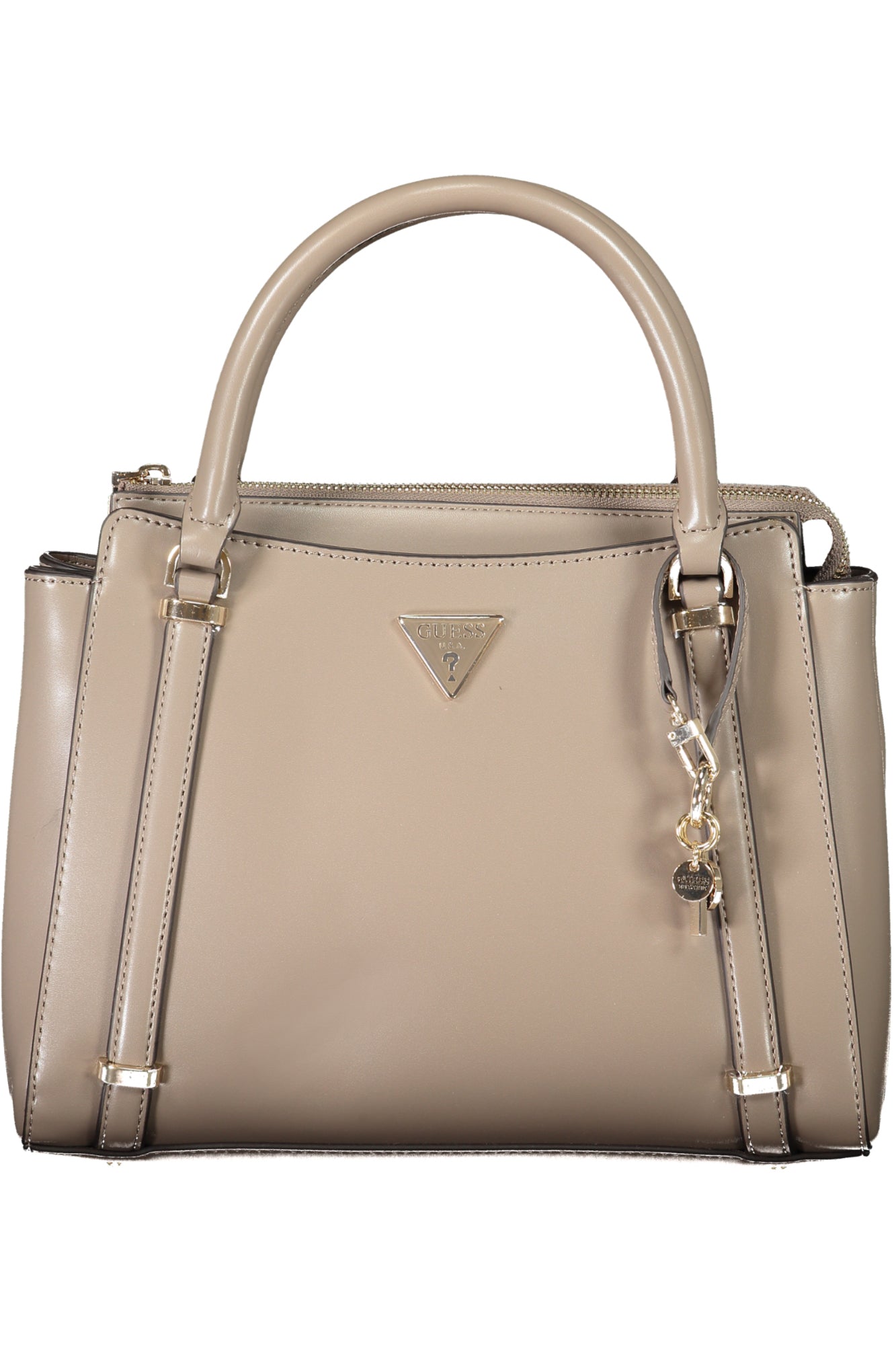 VG949306_MADARKTA – Damentasche Braun mit Verstellbarem Gurt und Kontrastdetails – Größe: UNI – Farbe: Marrone