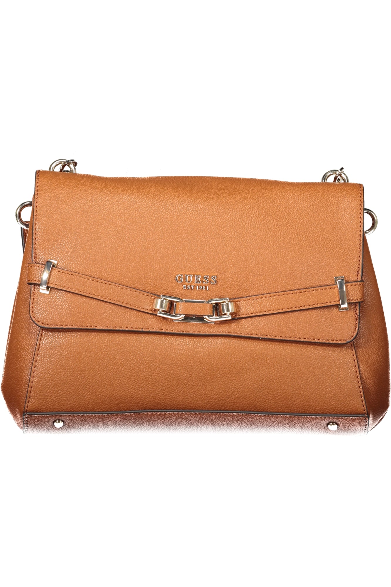 BG952719_MACOGNAC – Elegante Damen Handtasche Braun mit Abnehmbaren Riemen und Taschen – Größe: UNI – Farbe: Marrone