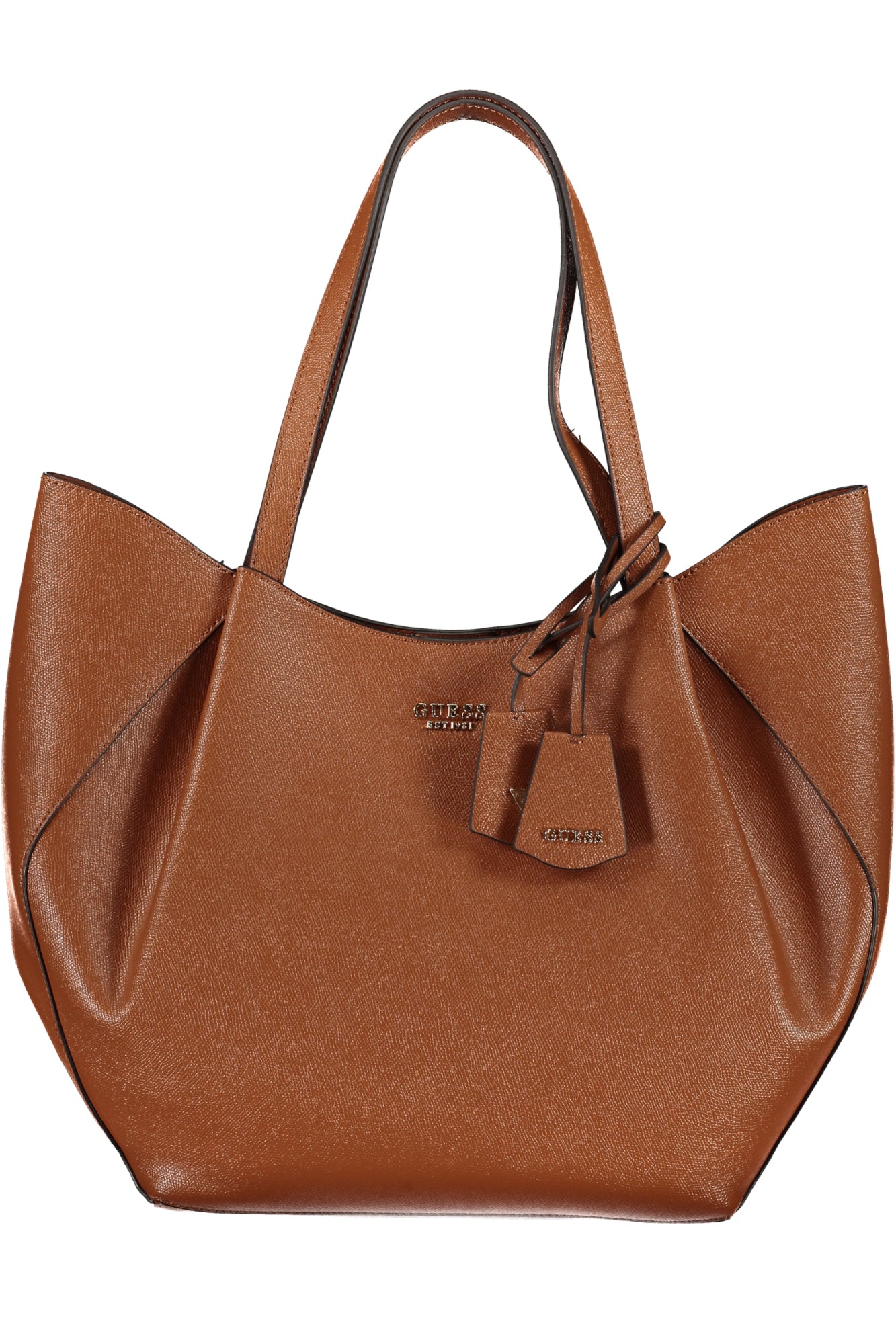 BG789824_MACOGNAC – Stylische braune Damentasche mit abnehmbarem Innenbeutel & Logo – Größe: UNI – Farbe: Marrone