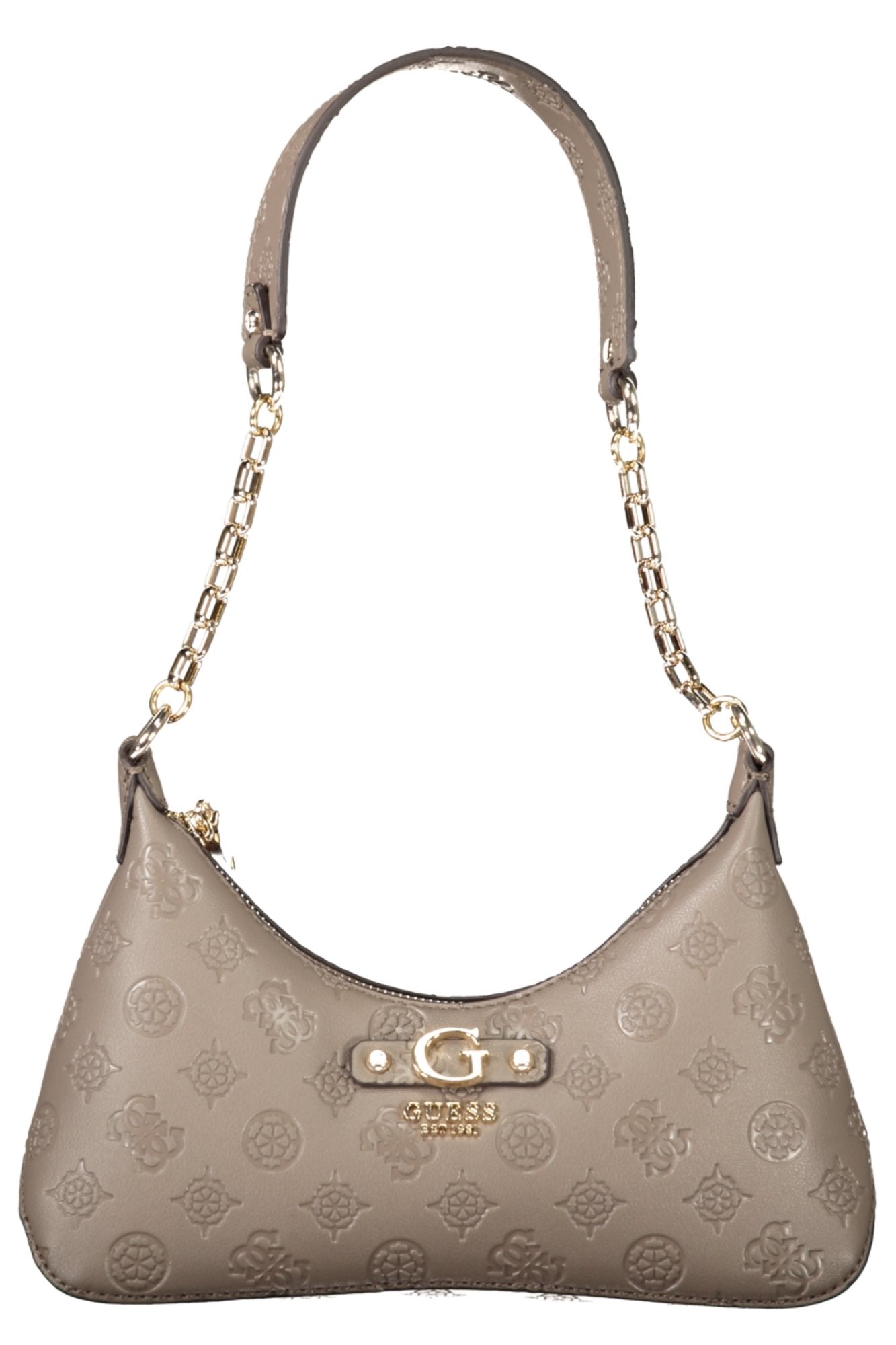 PD952918_MADKTAUP – Braune Damentasche mit Reißverschluss und Schutzfüßchen – Gerty Design – Größe: UNI – Farbe: Marrone