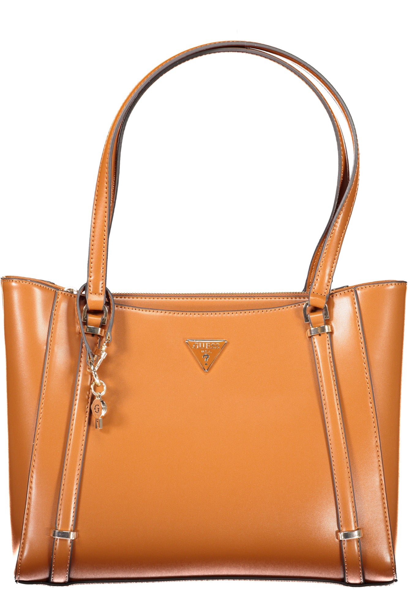 VG949323_MACOGNAC – Elegante Braune Damenhandtasche mit Kontrastdetails und Stauraum – Größe: UNI – Farbe: Marrone