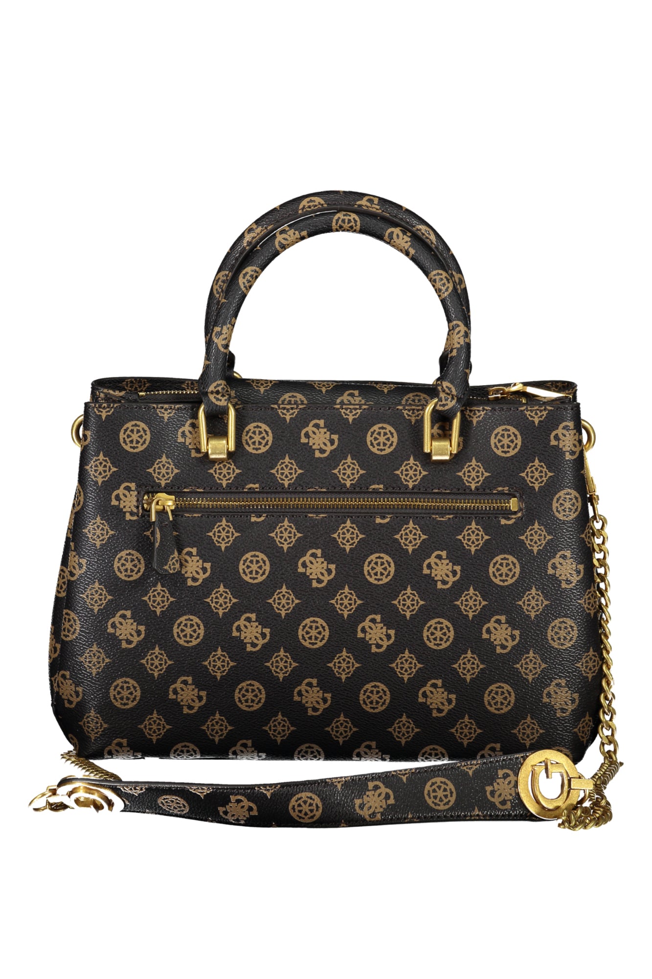 PA919006_MAMOCHAL – Braune Damenhandtasche mit verstellbarem Schultergurt & Schutzfüßen – Größe: UNI – Farbe: Marrone