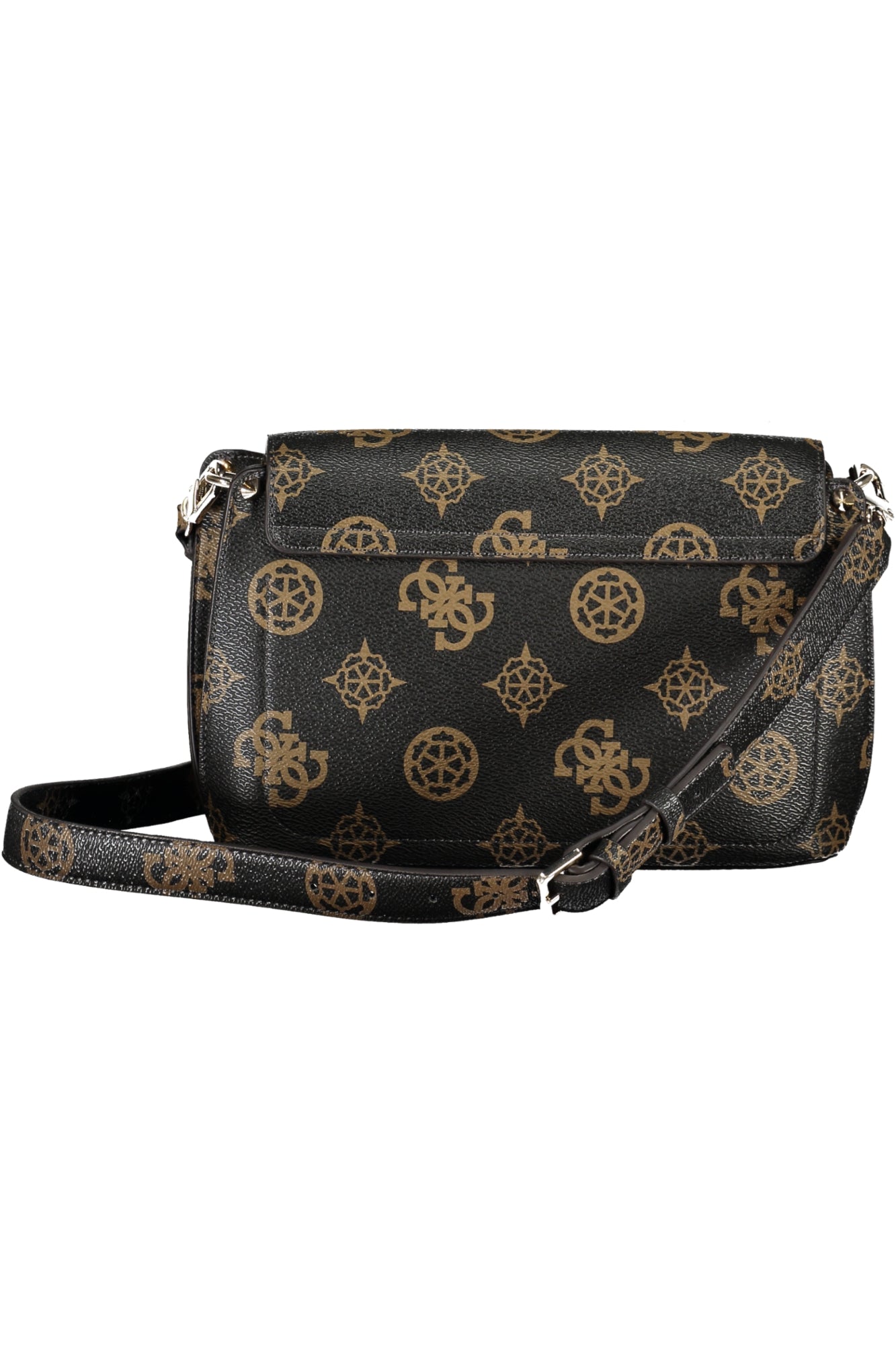 PG877820_MAMOCHALOG – Braune Damentasche: Schultertasche mit abnehmbarem Gurt & Schutzfüßen – Größe: UNI – Farbe: Marrone