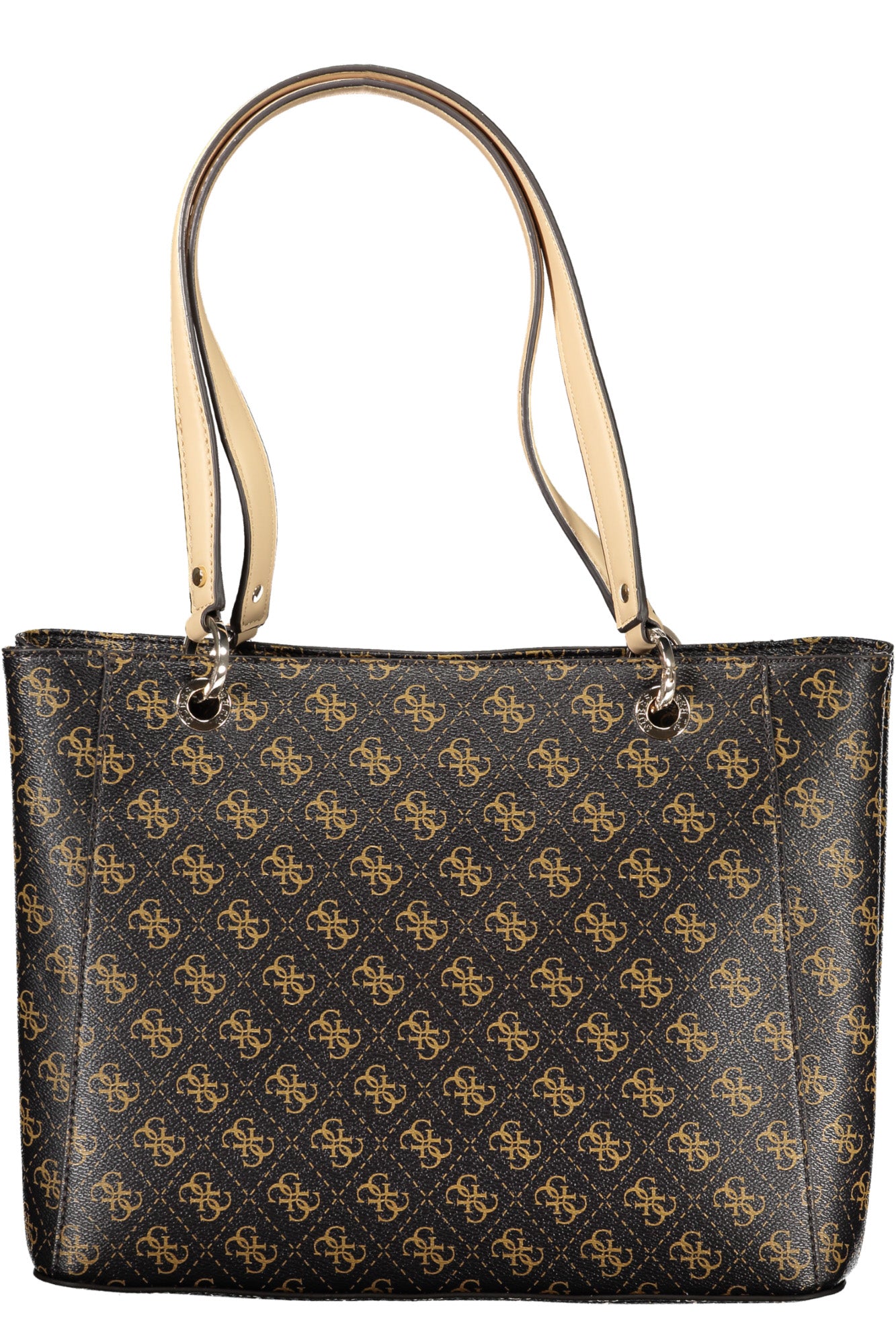 QS787925_MABROWNL – Braune Damenhandtasche Noelle mit Schulterriemen und viel Stauraum – Größe: Standard