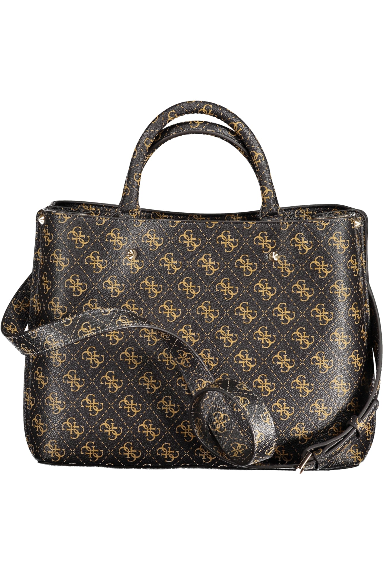 QG877806_MABROWL – Elegante braune Handtasche mit verstellbarem Schultergurt und Fächern – Größe: UNI – Farbe: Marrone