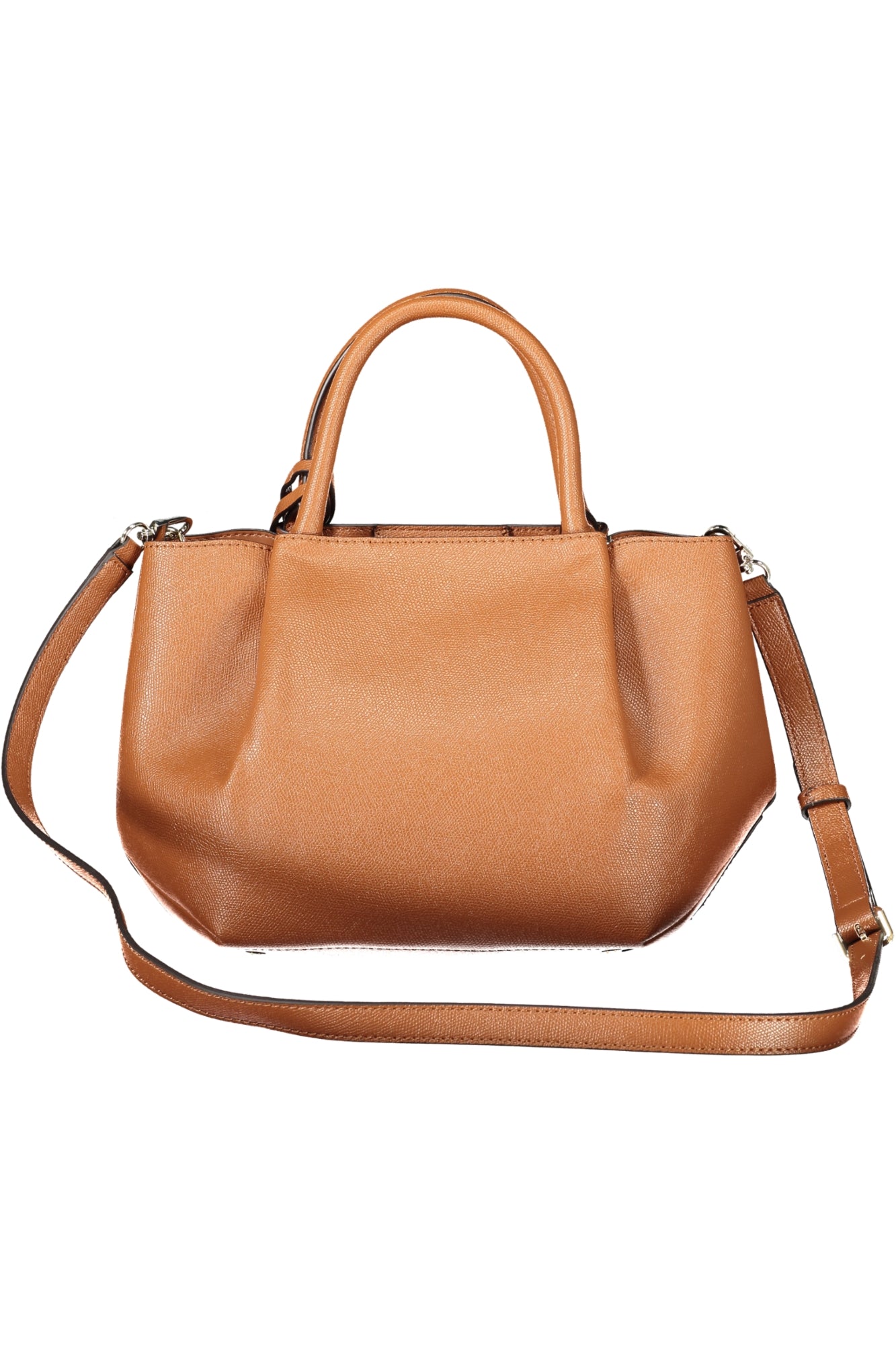 BG789806_MACOGNAC – Stylische braune Damentasche mit abnehmbarem Gurt & Schutzfüßchen – Größe: UNI – Farbe: Marrone