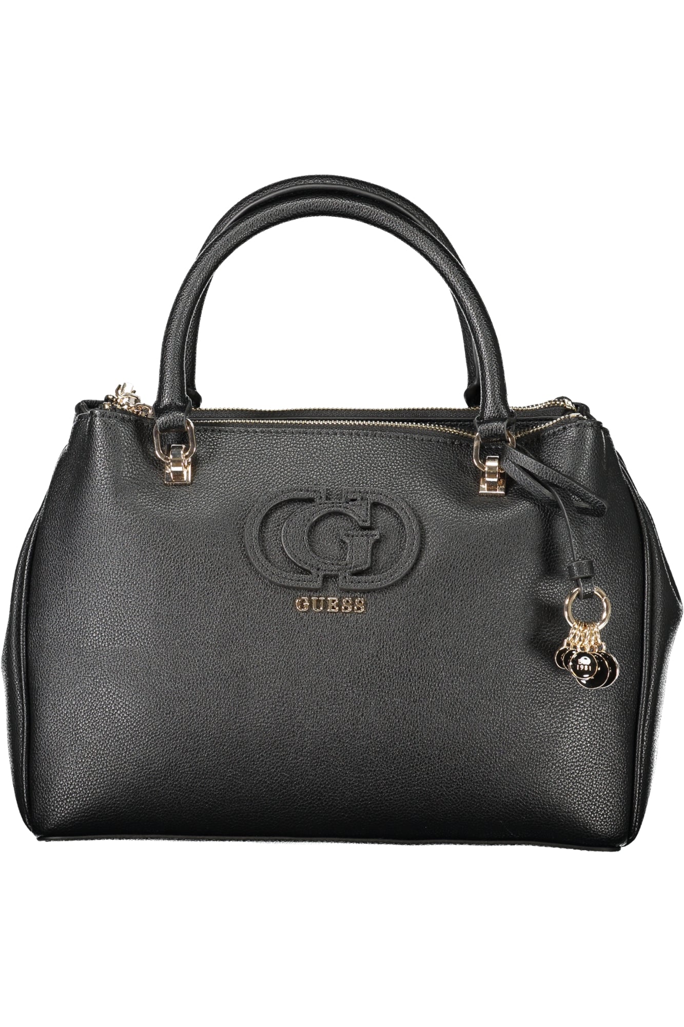 BG953606_NEBLACK – Stylische schwarze Damen-Tasche mit verstellbarem Schulterriemen – Größe: UNI – Farbe: Nero