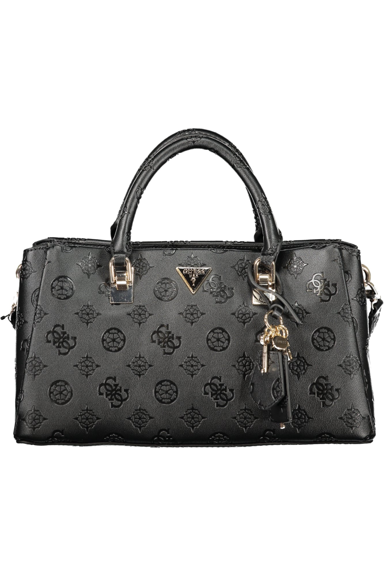 PD776406_NEBLACKL – Elegante Damenschwarzhandtasche mit verstellbarem Schulterriemen – Größe: UNI – Farbe: Nero
