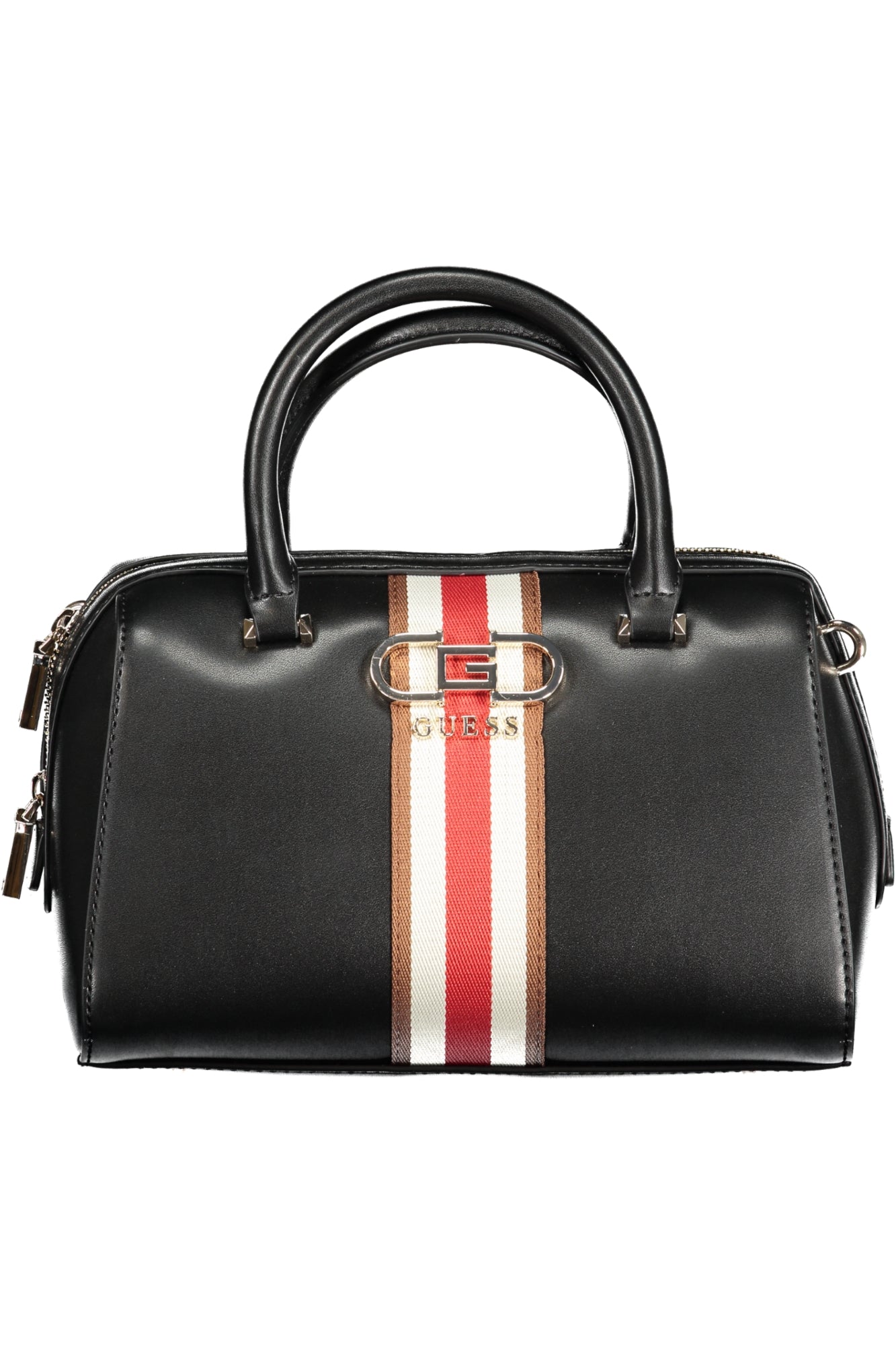 VG930705_NEBLACK – Elegante Schwarze Damenhandtasche mit Vielfältigen Tragemöglichkeiten – Größe: Standard