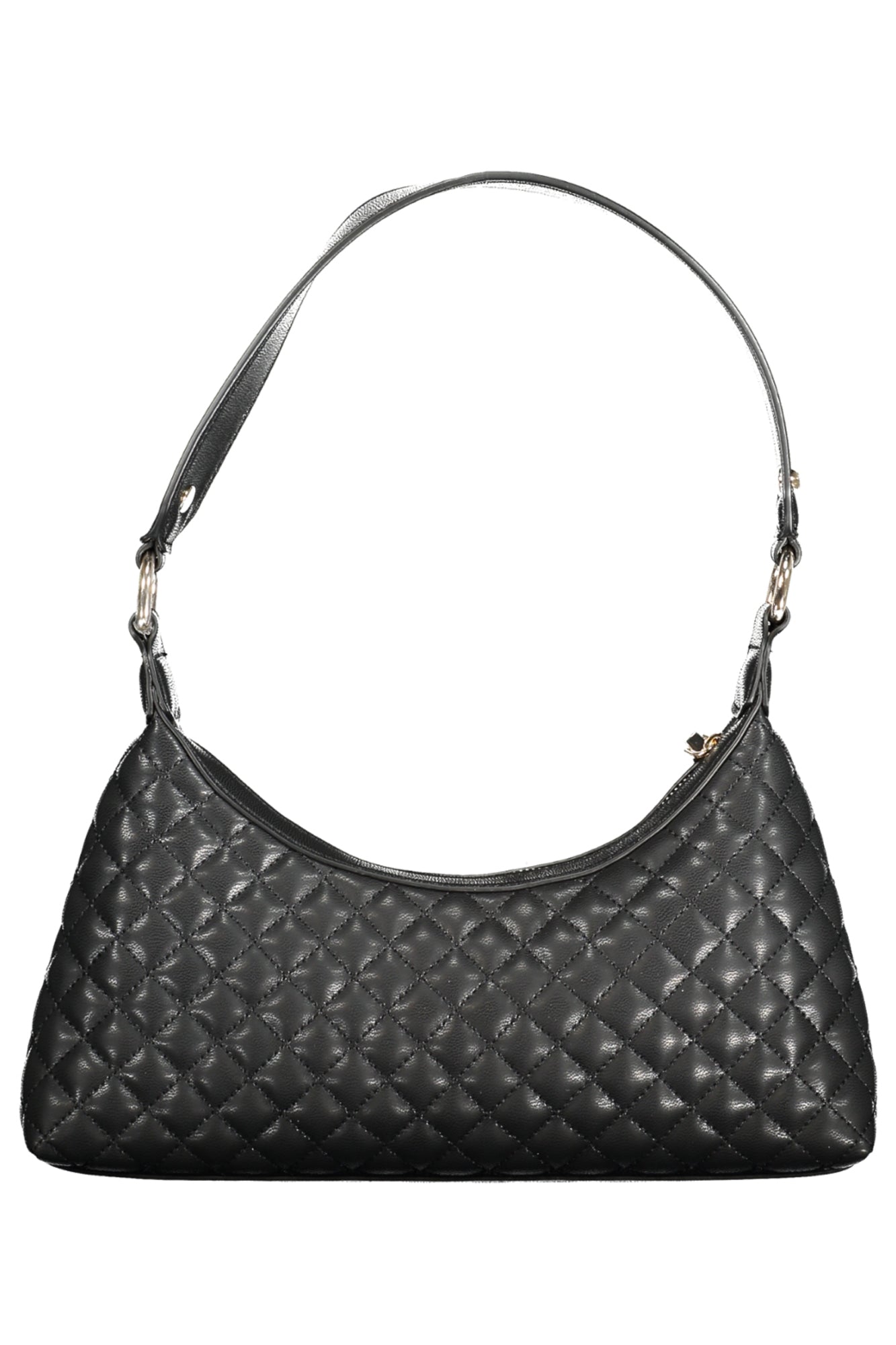 EG867918_NEBLACK – Damentasche Schwarz mit Innenfächern und Reißverschluss – Elegantes Design – Größe: UNI – Farbe: Nero