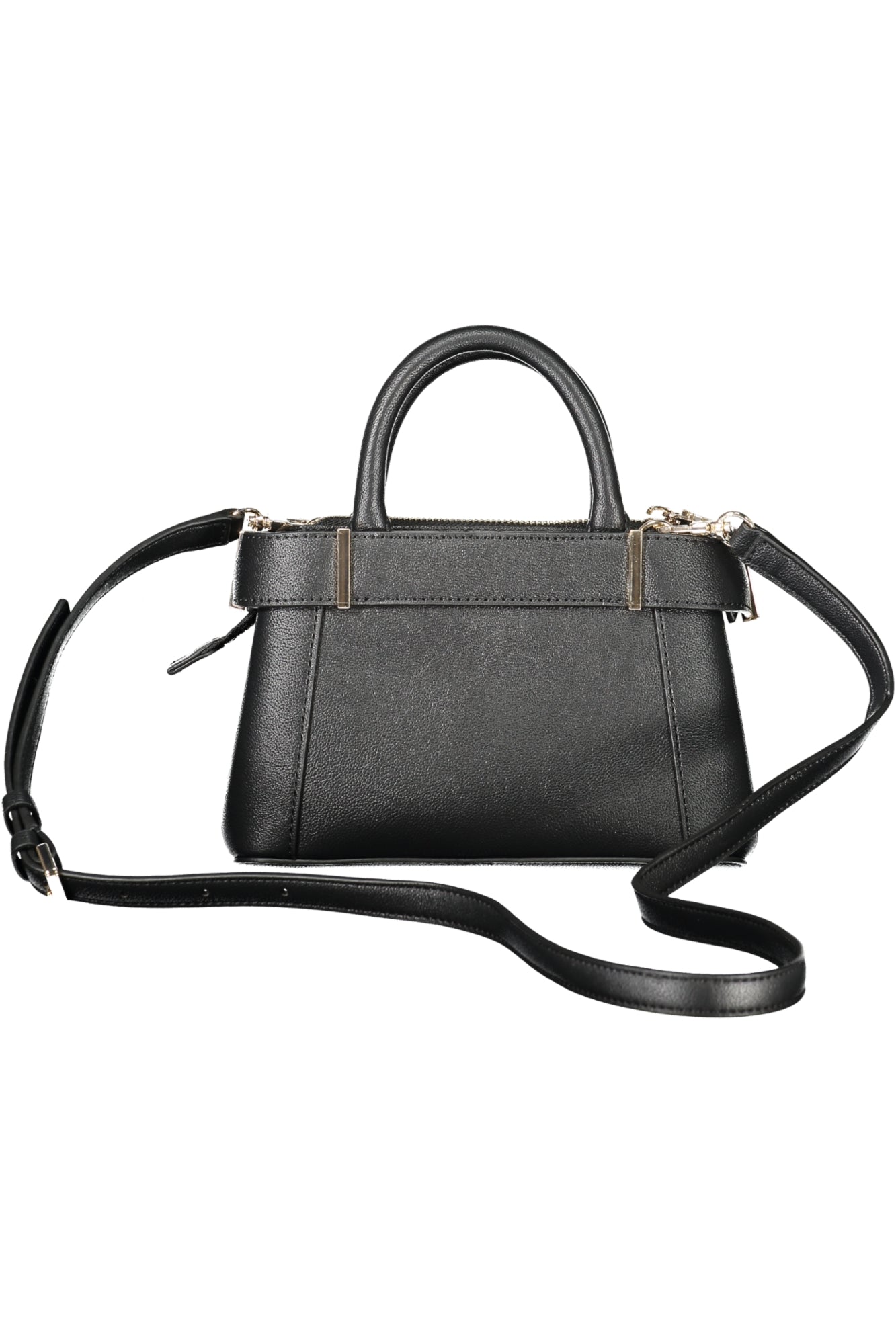 BG963376_NEBLACK – Elegante schwarze Damenhandtasche mit abnehmbarem Schultergurt – Größe: UNI – Farbe: Nero