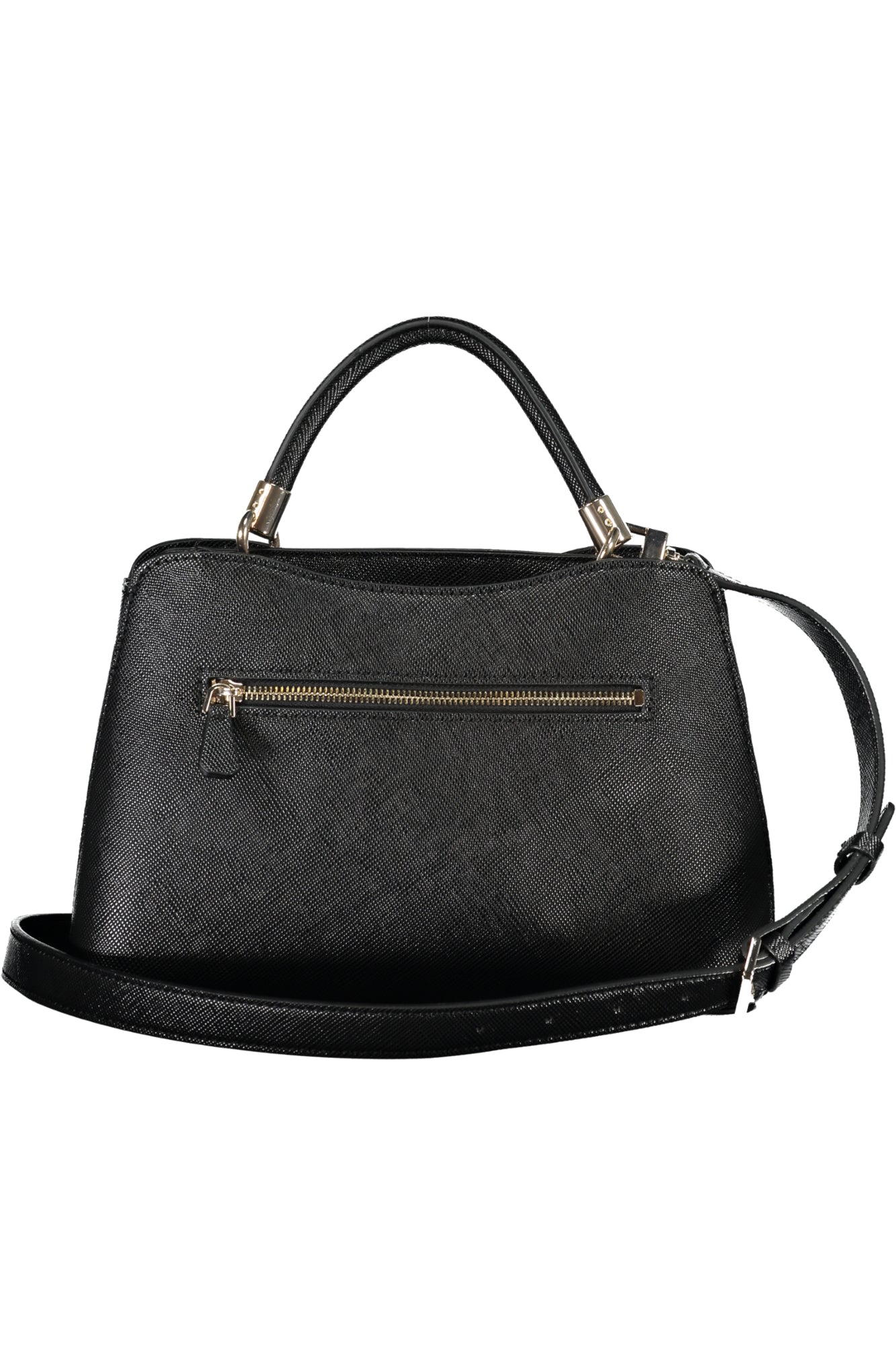 VG919505_NEBLACK – Elegante Schwarze Damenhandtasche mit Vielseitigen Funktionen – Größe: UNI – Farbe: Nero