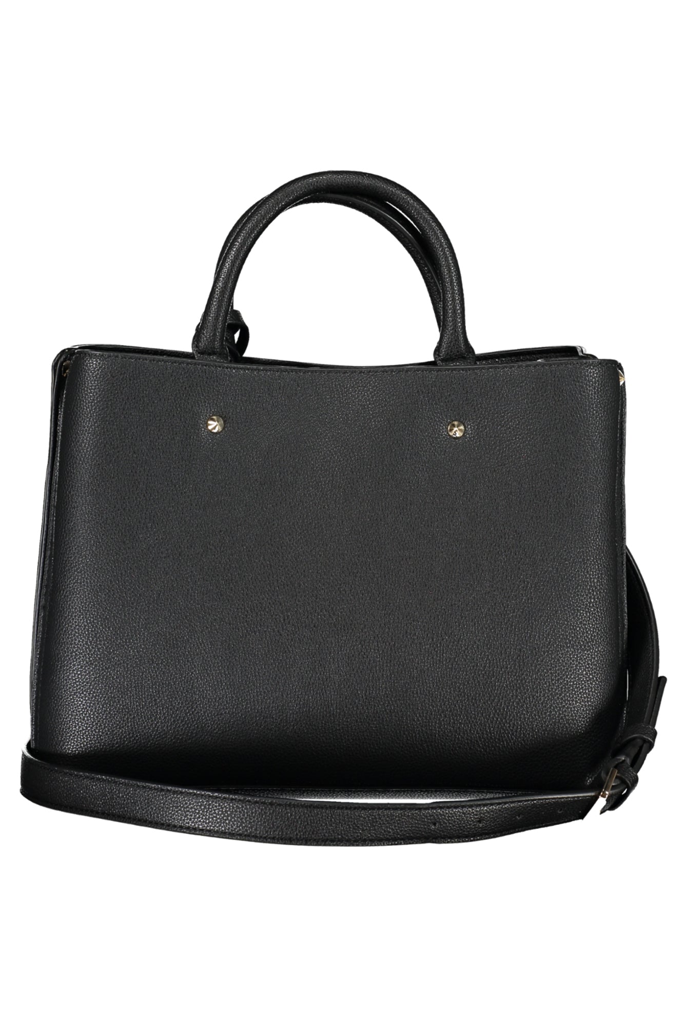 BG877806_NEBLACK – Schwarze Damen Handtasche mit verstellbarem Schulterriemen und Fächern – Größe: UNI – Farbe: Nero