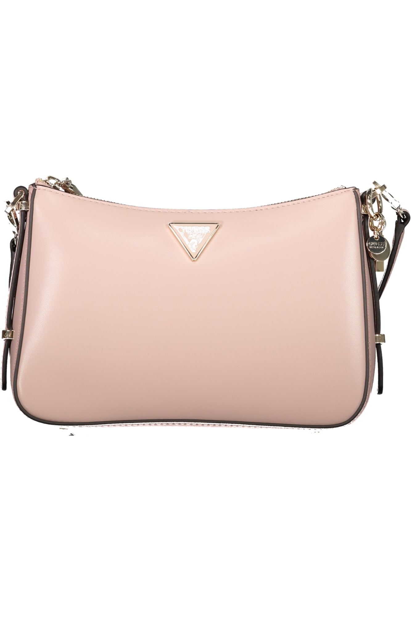 VG949318_RSROSE – Elegante Rosafarbene Damentasche mit Vielseitigen Fächern und Gurt – Größe: UNI – Farbe: Rosa