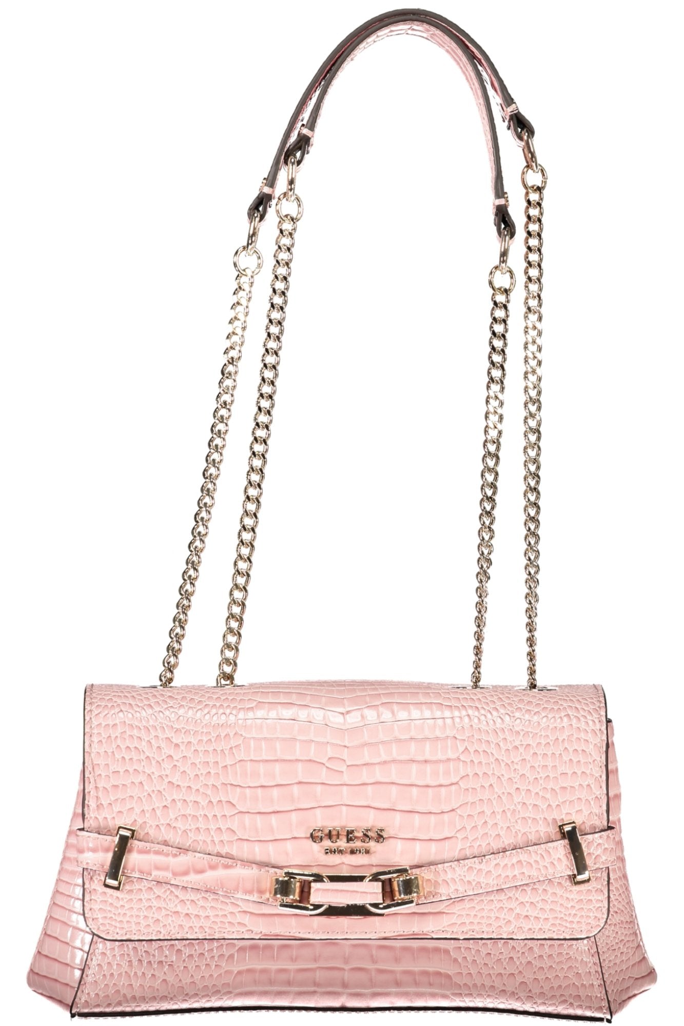 CG952721_RSPEONY – Rosa DamenaTasche mit Kettenriemen & Fächern - Elegante Silvye Tasche – Größe: UNI – Farbe: Rosa