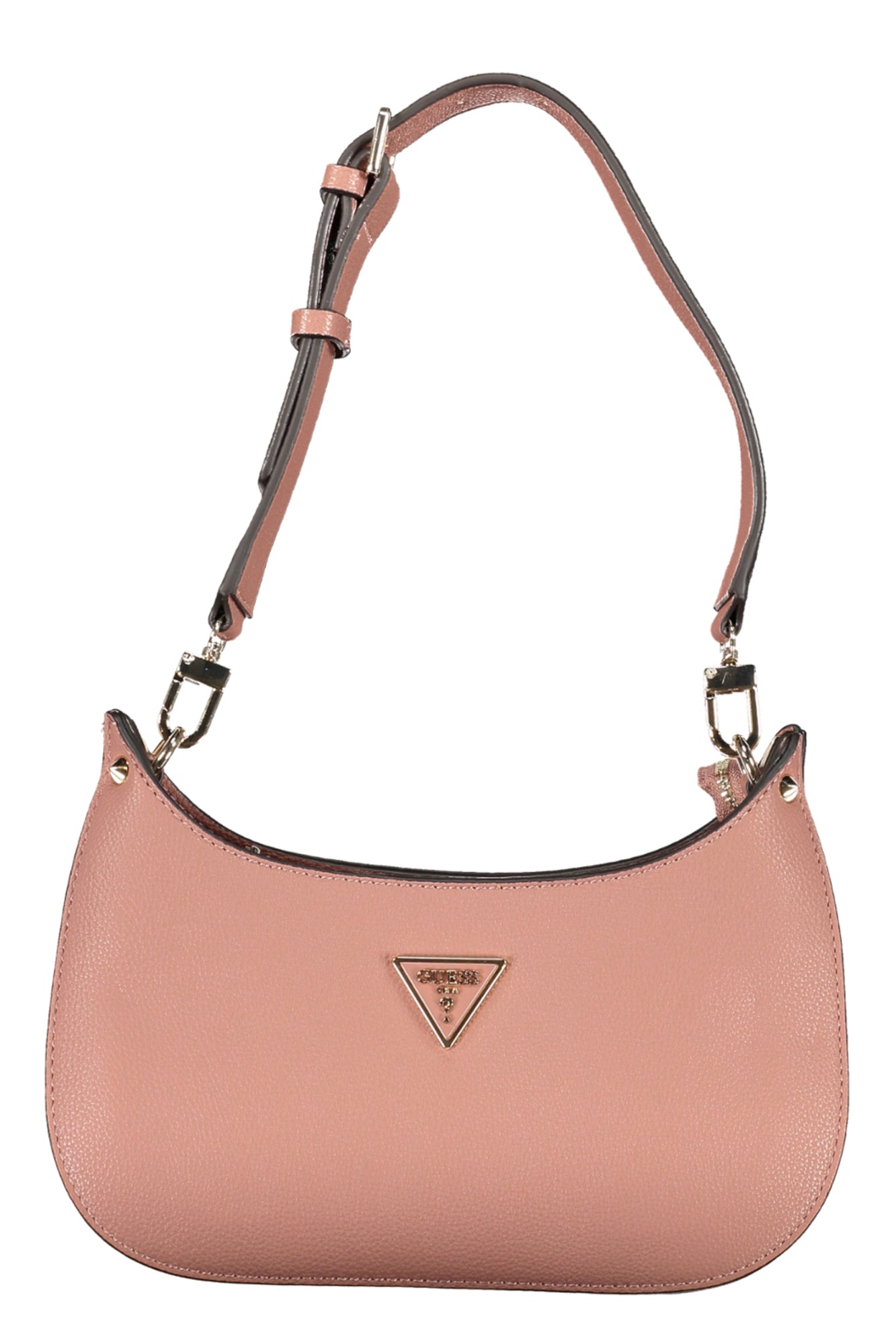 BG877872_RSROSEWOOD – Rosa Damen Mini Tasche mit verstellbarem Riemen und Logo Reißverschluss – Größe: UNI – Farbe: Rosa