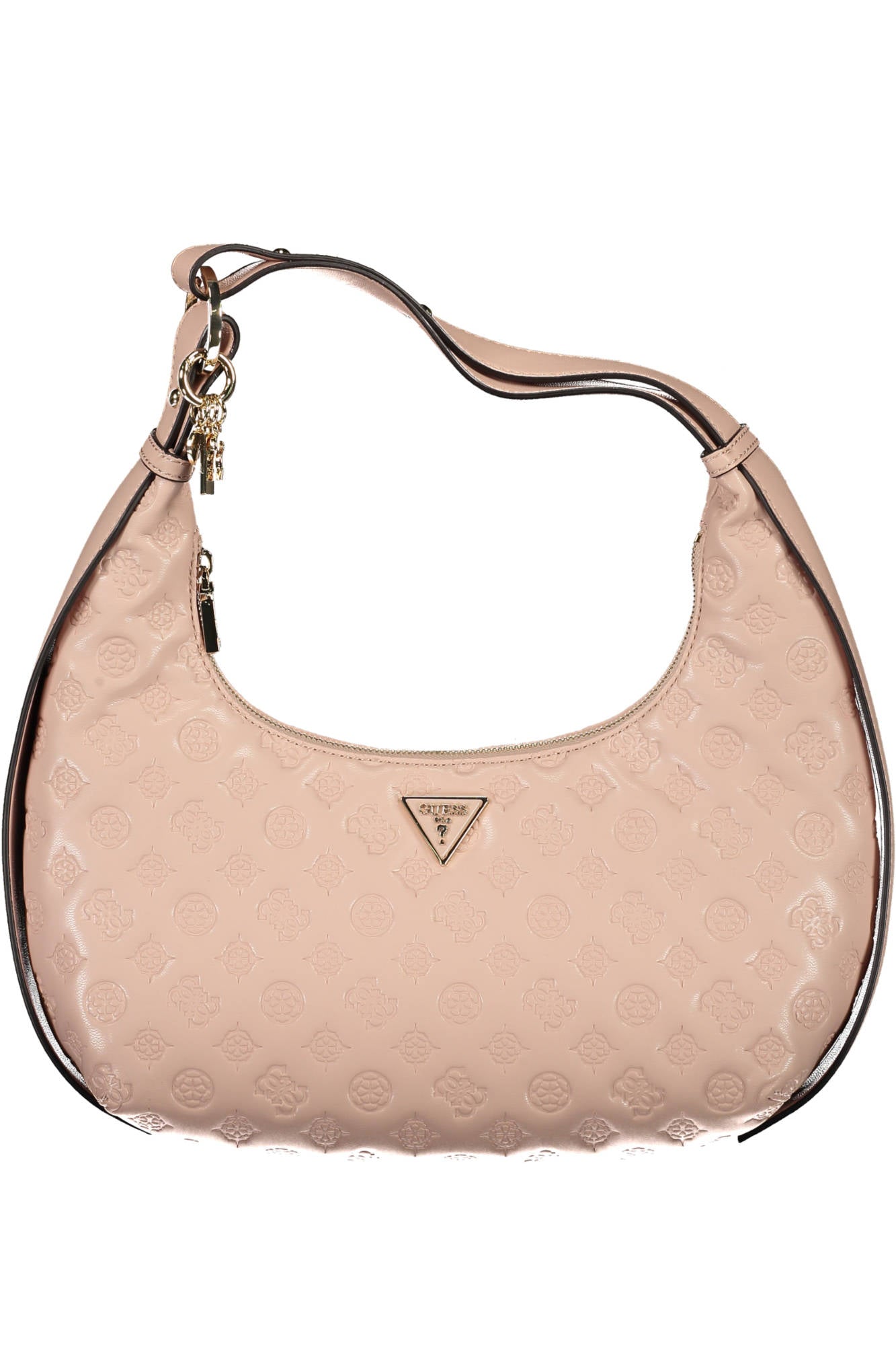 PD868902_ROSA_PALE-ROSE – Stylische Damenhandtasche Rosa mit Verstellbarem Riemen und Fächern – Größe: UNI – Farbe: Rosa
