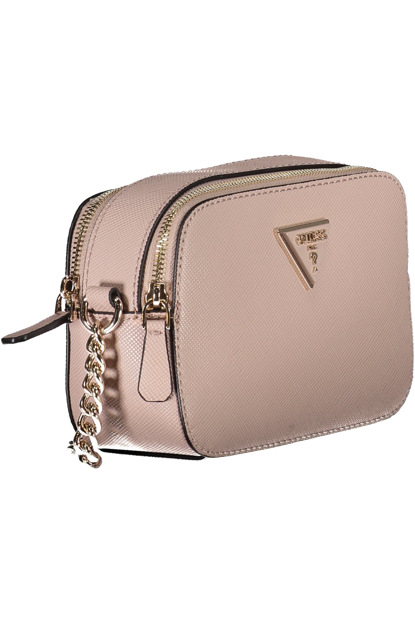 ZG787914_RSROSEWOOD – Stylische rosafarbene Damenschultertasche mit Kette und Kartenfächern – Größe: UNI – Farbe: Rosa