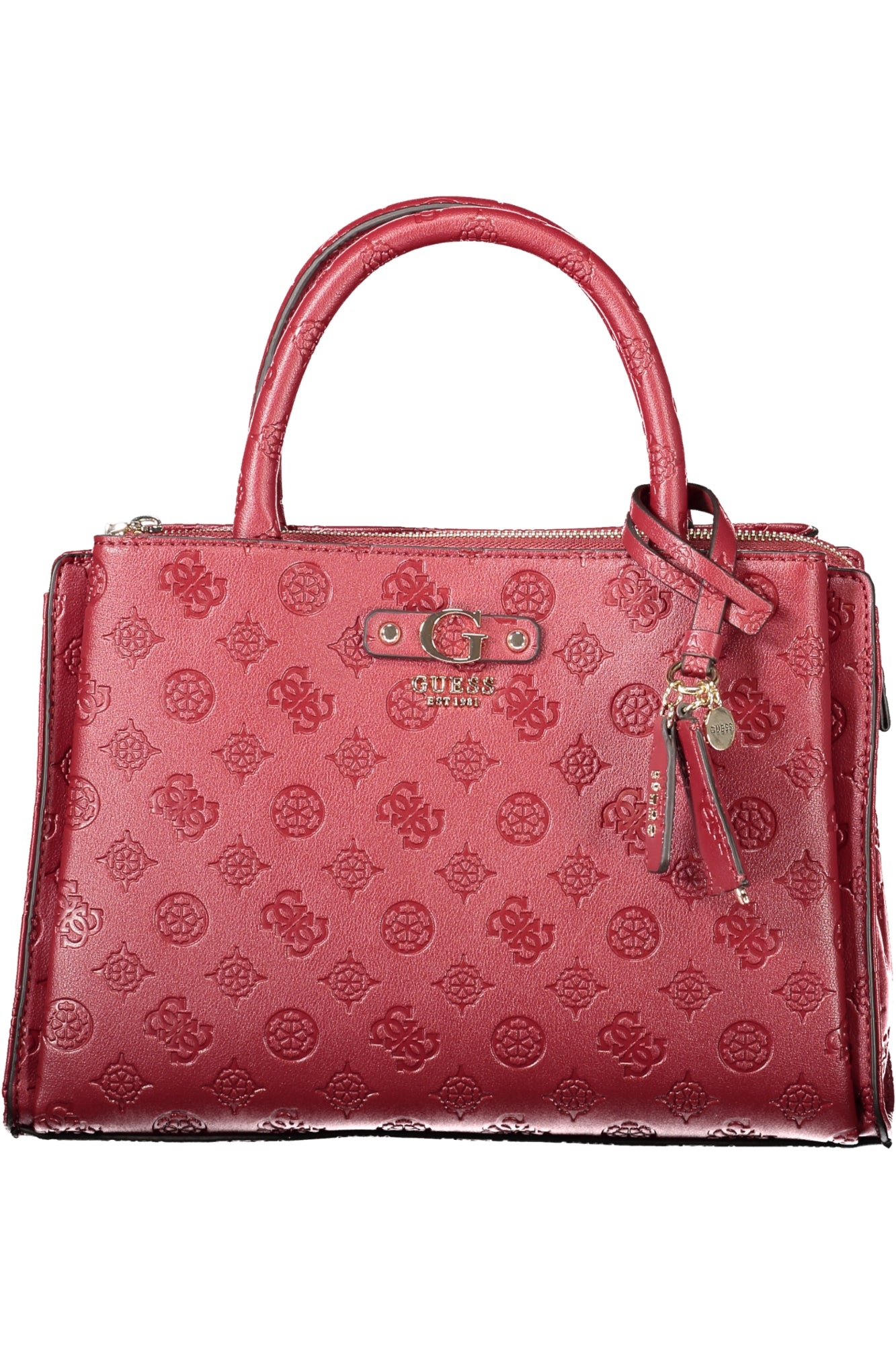 PD952906_ROCLARET – Damentasche Rot mit Verstellbarem Schultergurt und Mehreren Fächern – Größe: UNI – Farbe: Rosso