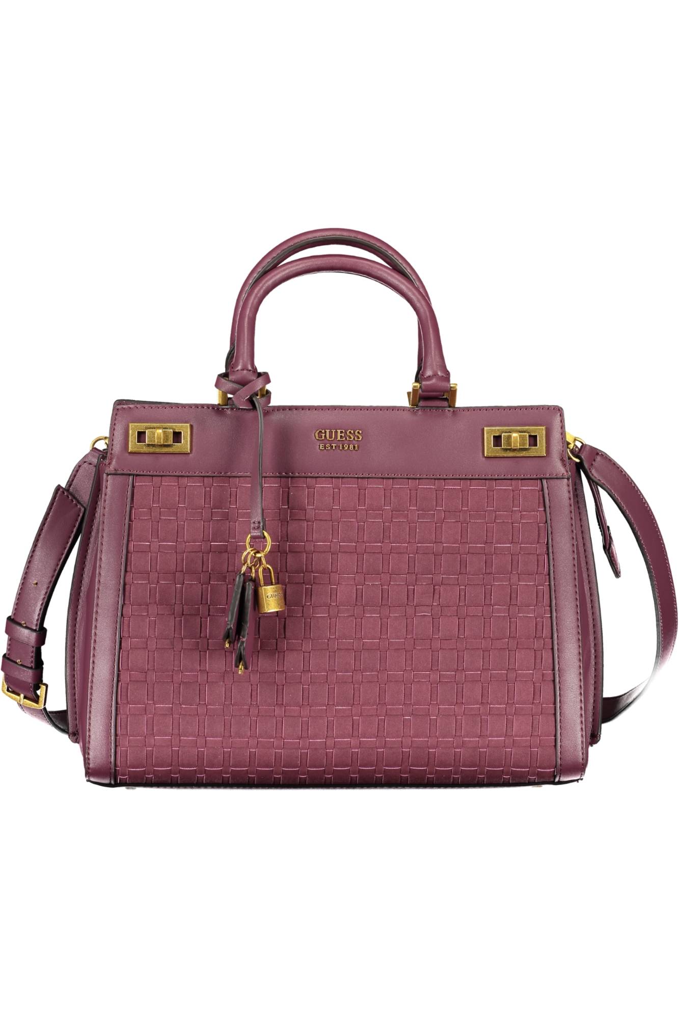 WS787027_VIOLA_MERLOT – Lila Damenschultertasche mit Reißverschluss & Fächern - Vielseitig & Stilvoll – Größe: UNI – Farbe: Viola