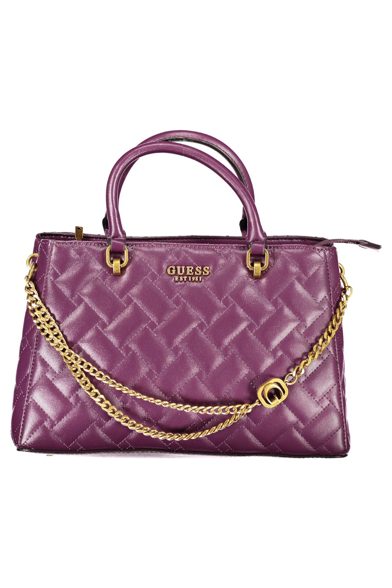 QB898406_VIPLUM – Lila Damen-Handtasche mit Schulterriemen & Schutzfüßchen – Größe: UNI – Farbe: Viola