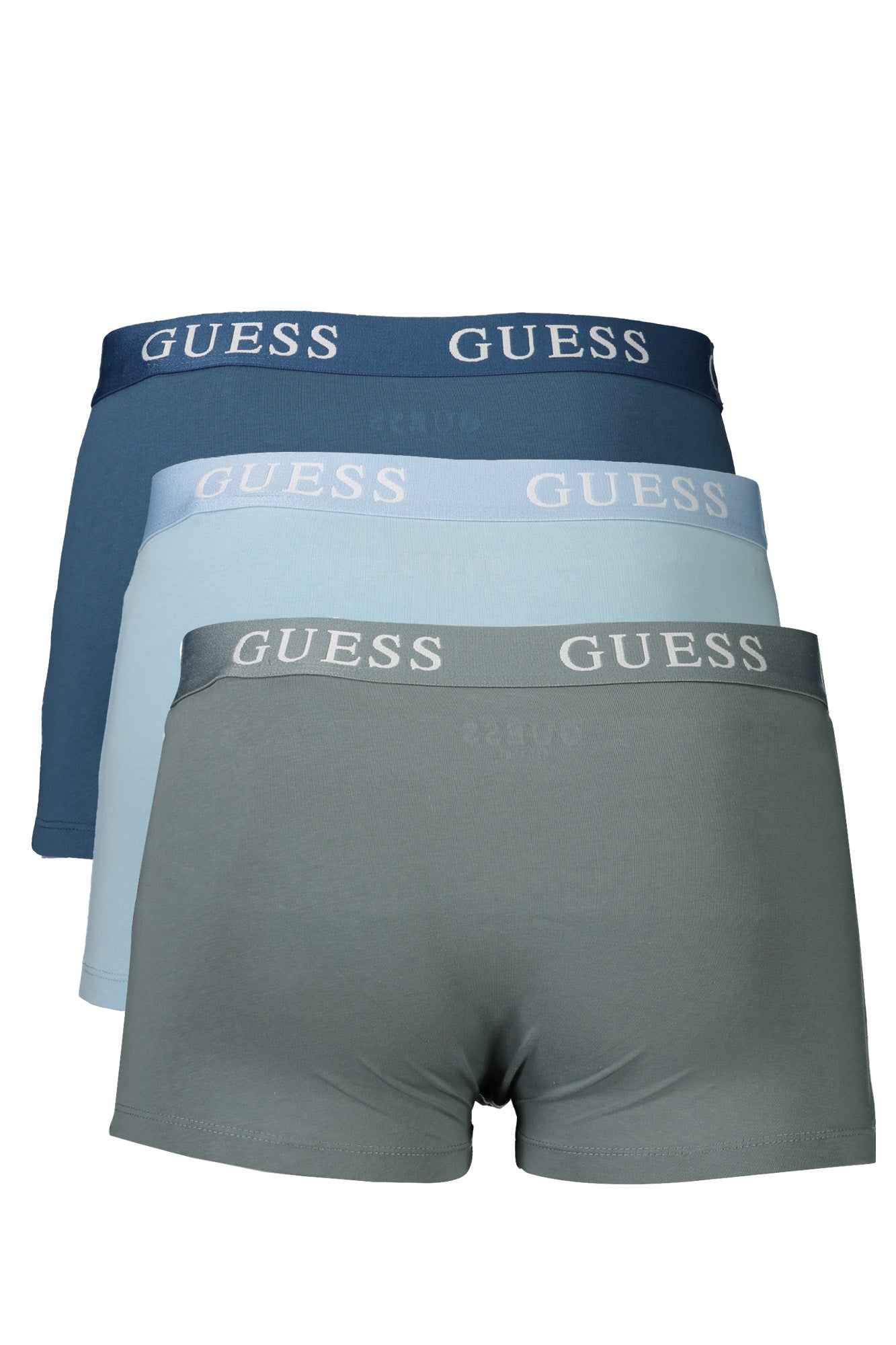 U4GG03K6YW0_AZFB3I – Hochwertige Herren Boxershorts im Dreierpack in Blau- und Grüntönen – Größe: M – Farbe: Azzurro