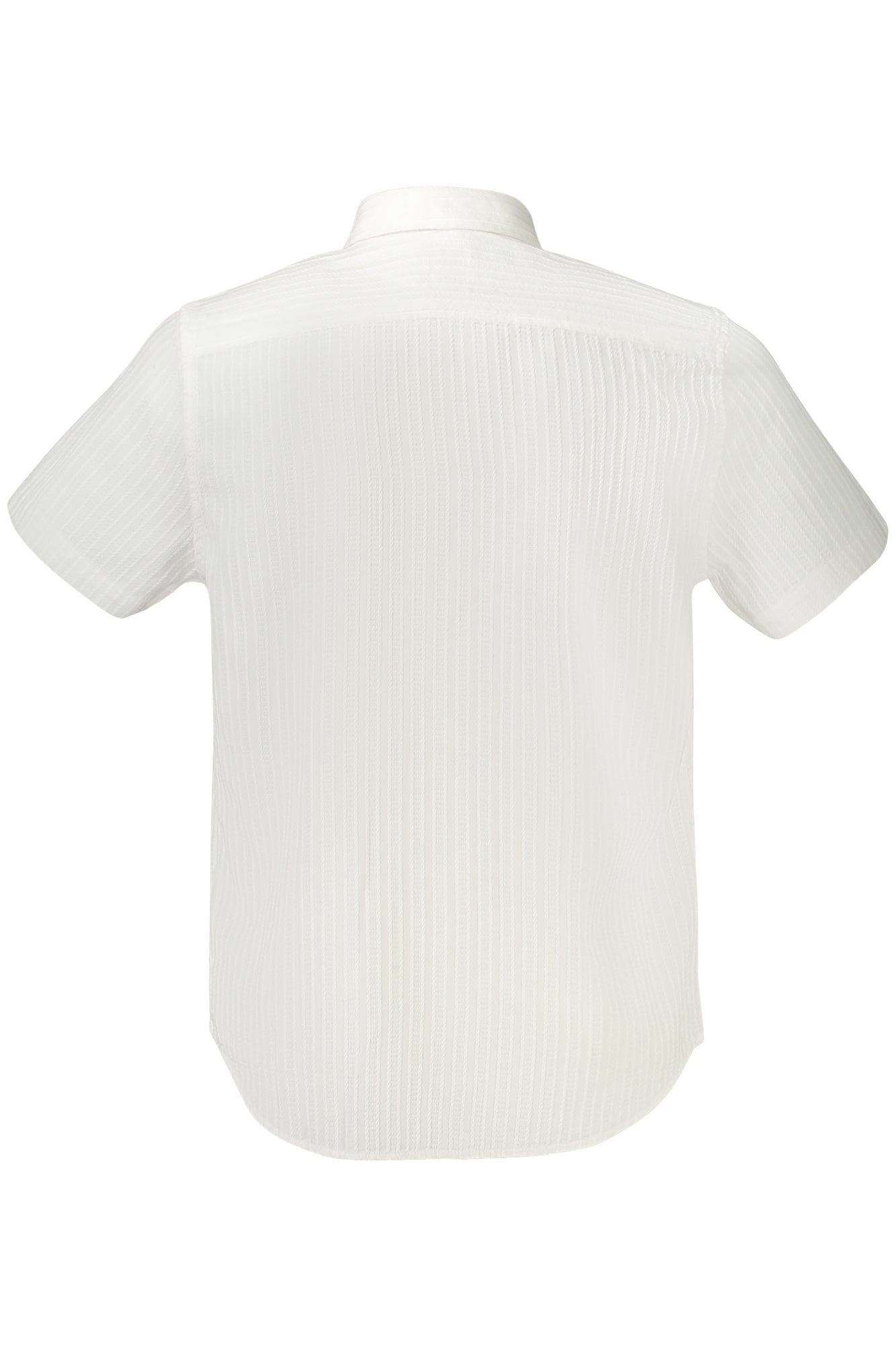 M4GH63WG1Y0_BIG011 – Herren Kurzarmhemd Weiß - Regular Fit, Italienischer Kragen, Kontrast – Größe: S, M, L, XL – Farbe: Bianco