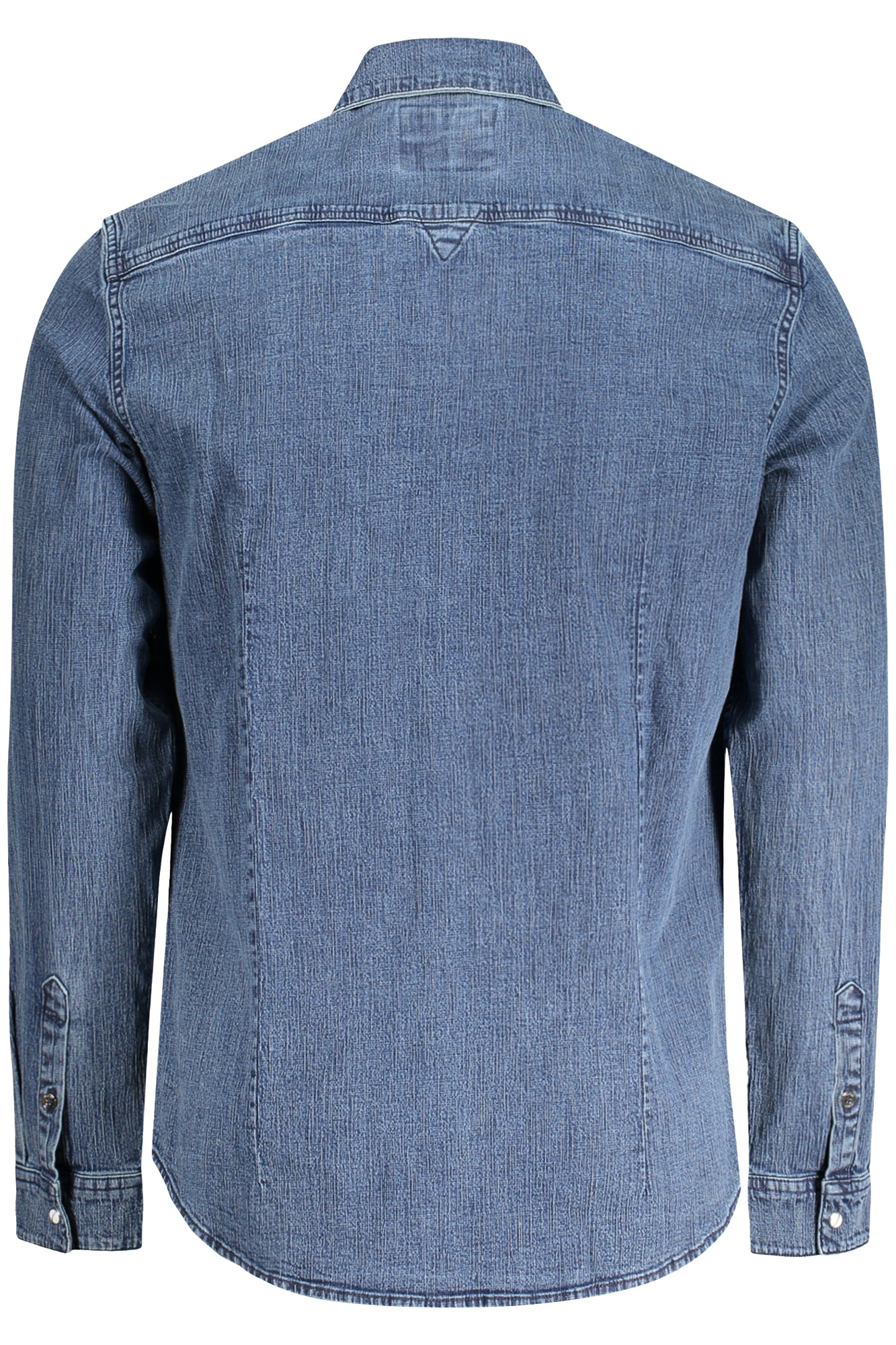 M4RH02D3PF4_BLCRES – Stylisches Herren Jeanshemd Blau - Slim Fit, Italienischer Kragen – Größe: S, M, L, XL – Farbe: Blu