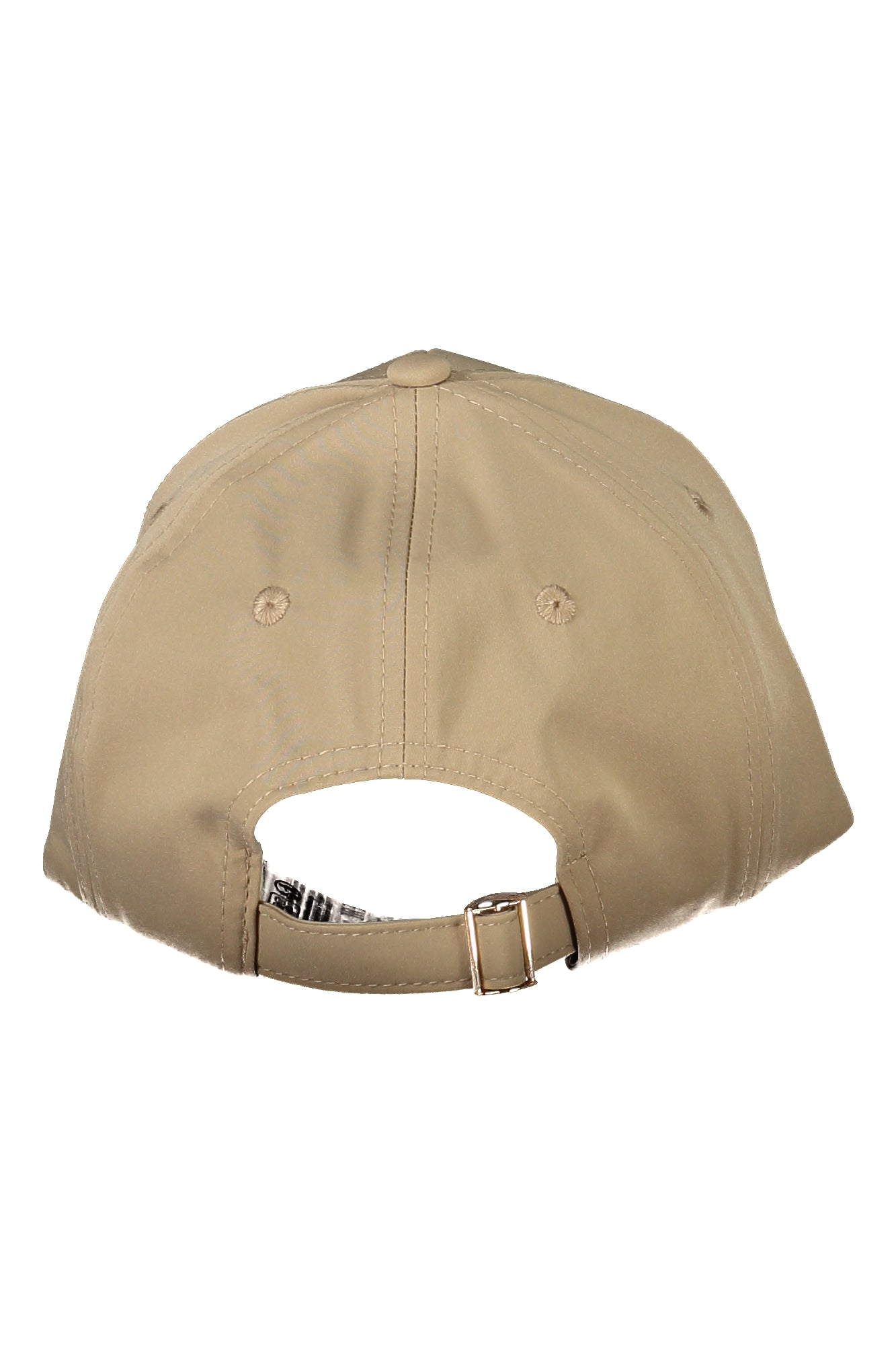 V4YZ01WG982_BED104 – Damenmütze Beige Cap mit Applikation & Verstellbarer Schnalle – Größe: UNI – Farbe: Beige