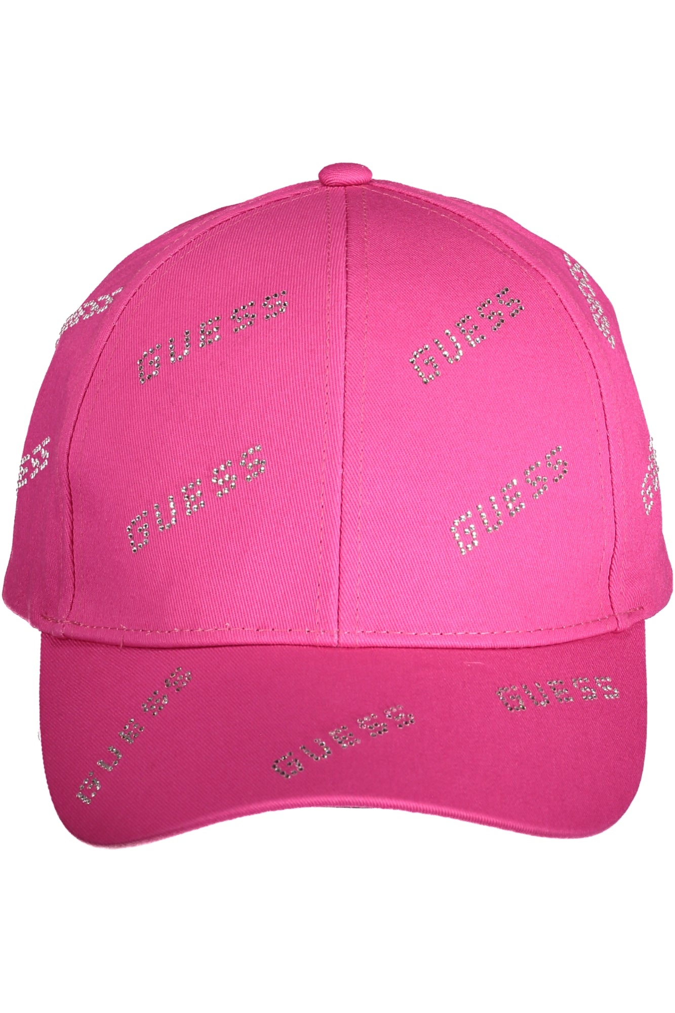 V4RZ03WFKN0_RSG60V – Rosa Damenkappe mit Strass und verstellbarem Visier für stilvollen Look – Größe: UNI – Farbe: Rosa