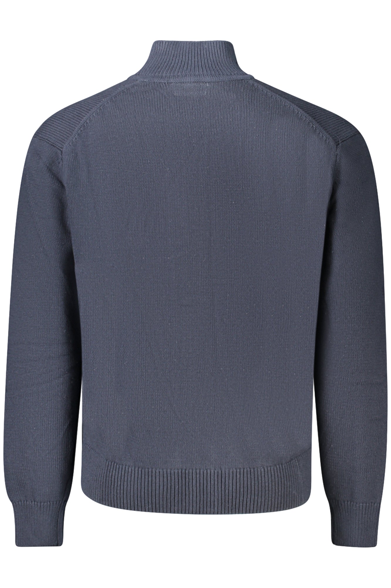 M5RR30Z3HM1_BLA71W – Moderner Herren-Cardigan Blau mit Reißverschluss und Logo-Stickerei – Größe: S, M, L, XL – Farbe: Blu