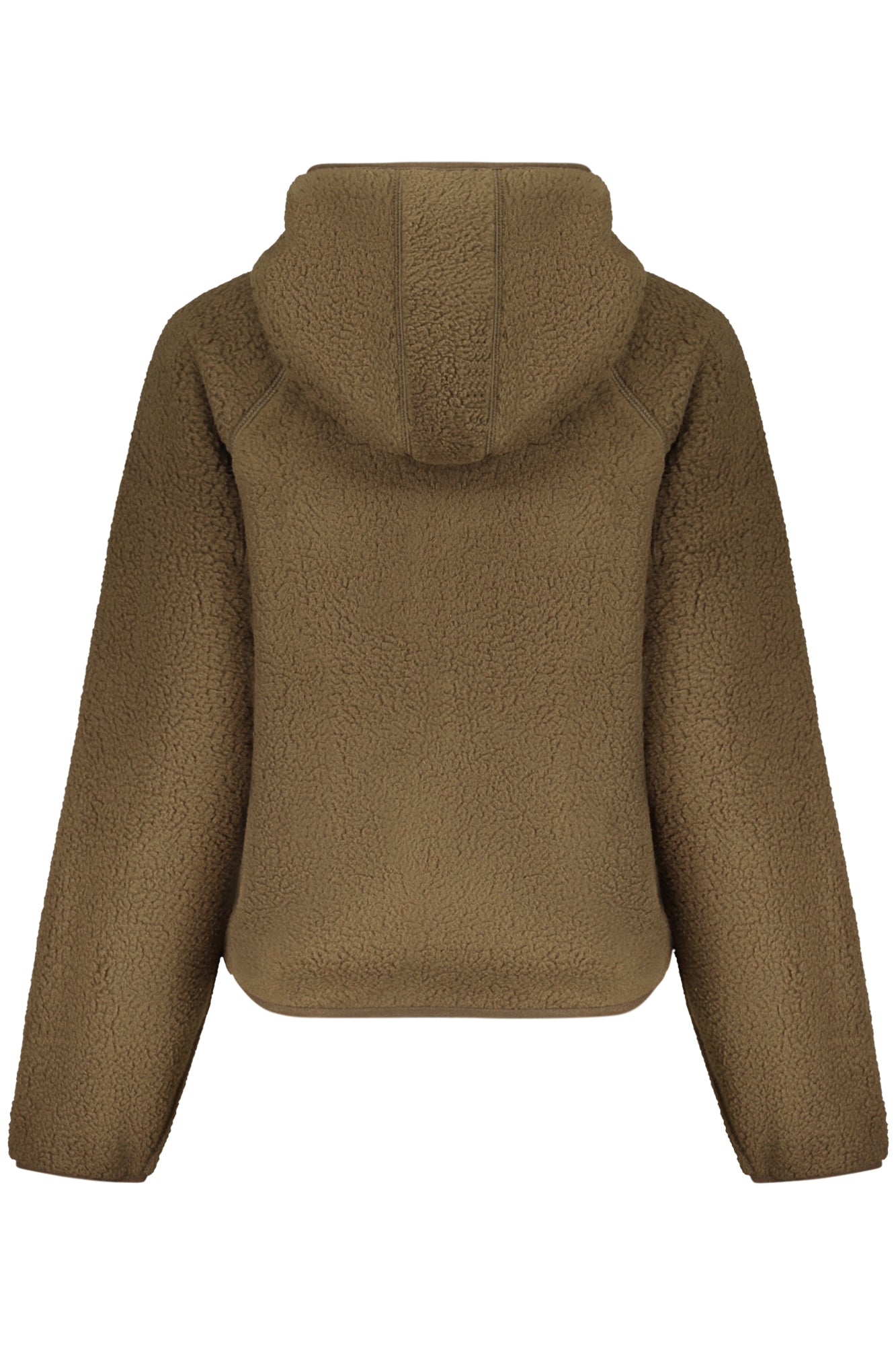 W5BQ20K1042_MAG1Y7 – Damen Zip-Sweatshirt: Braun, Kapuze, Taschen, Stilvolles Design – Größe: XS, S, M, L, XL – Farbe: Marrone