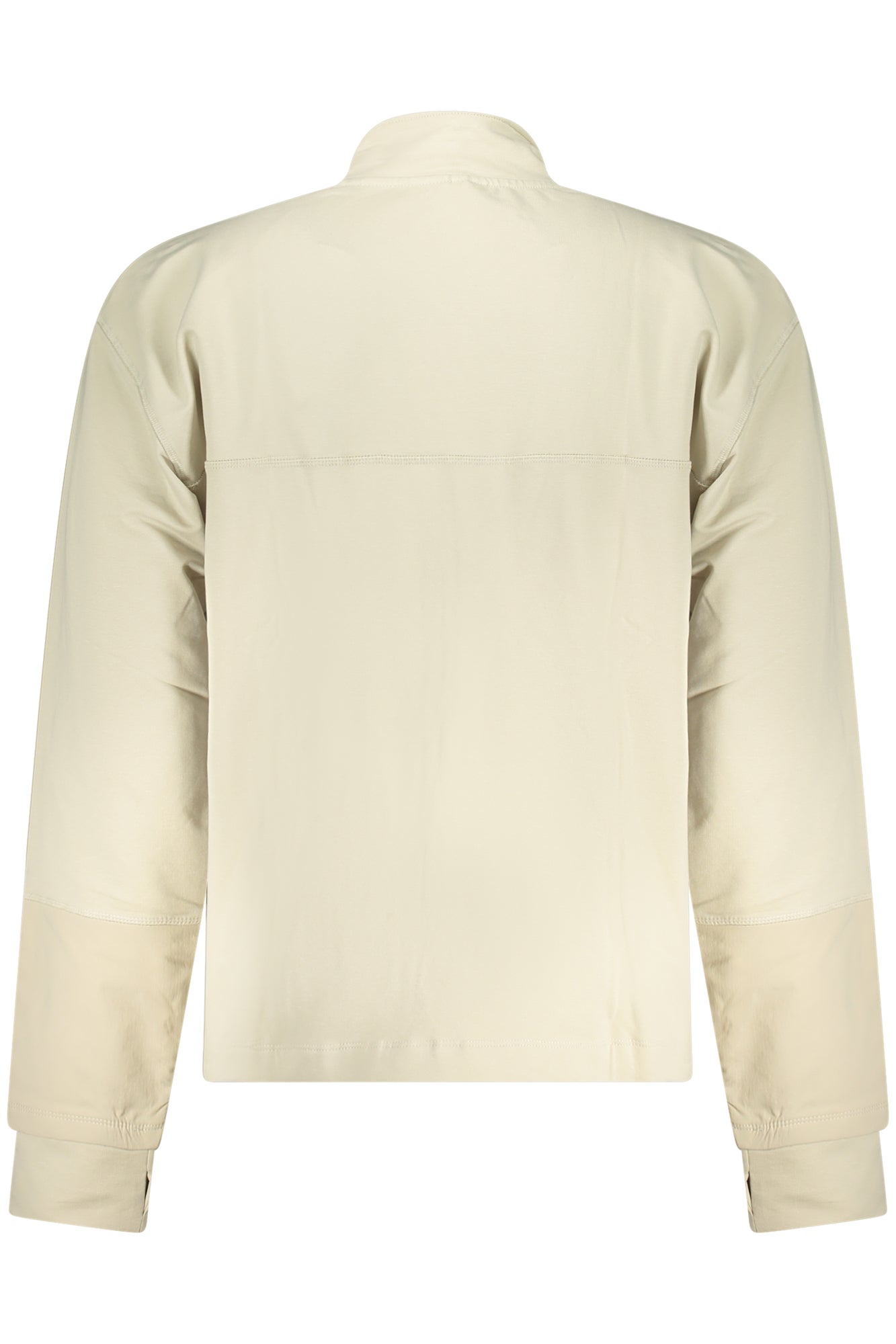 Z5GQ05K6ZS1_BEG9D0 – Beiges Herren-Sweatshirt mit Reißverschluss aus Bio-Baumwolle – Größe: S, M, XL – Farbe: Beige